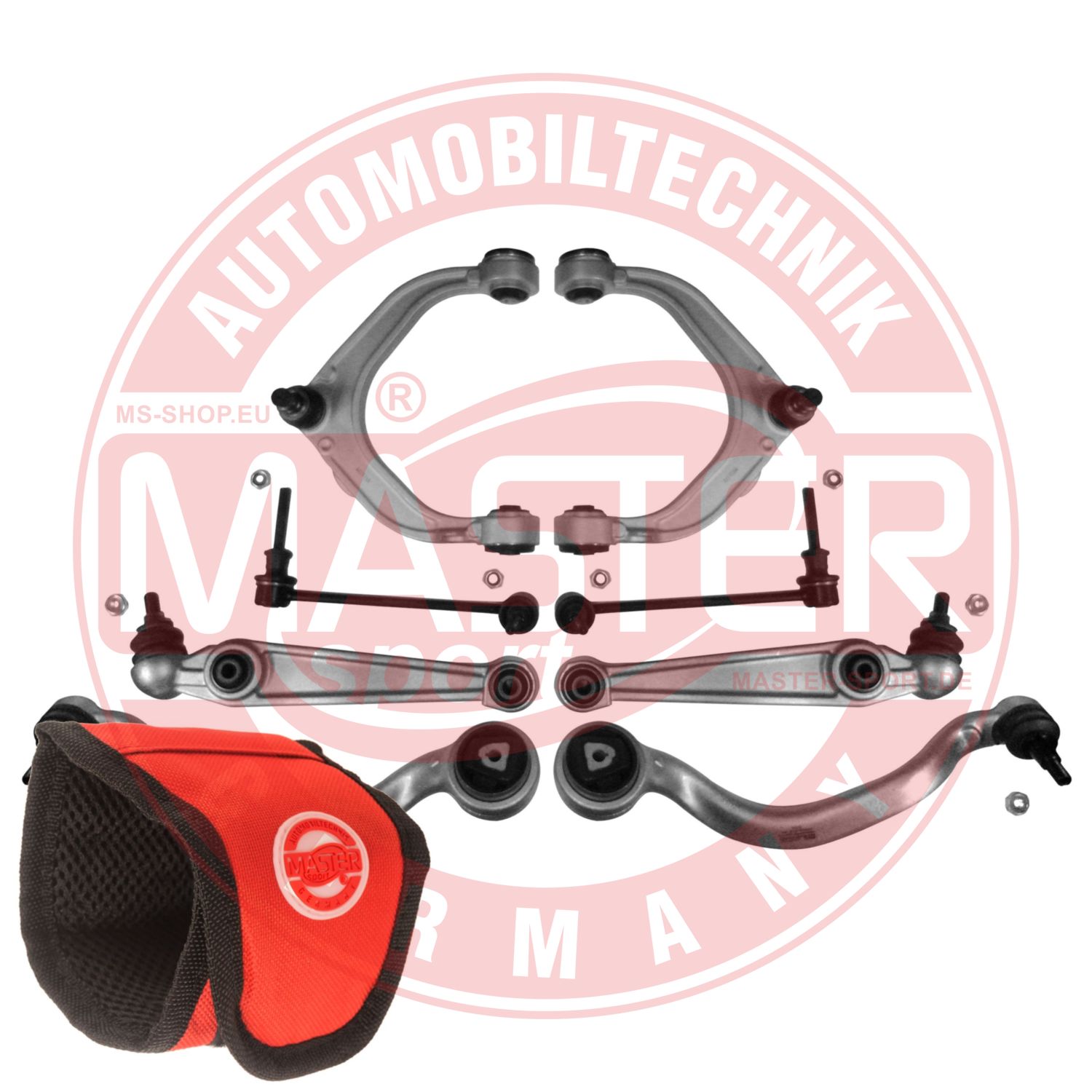 Control/Trailing Arm Kit, wheel suspension (36820-SET-MSM)