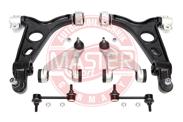 Control/Trailing Arm Kit, wheel suspension (36801/1-SET-MS)