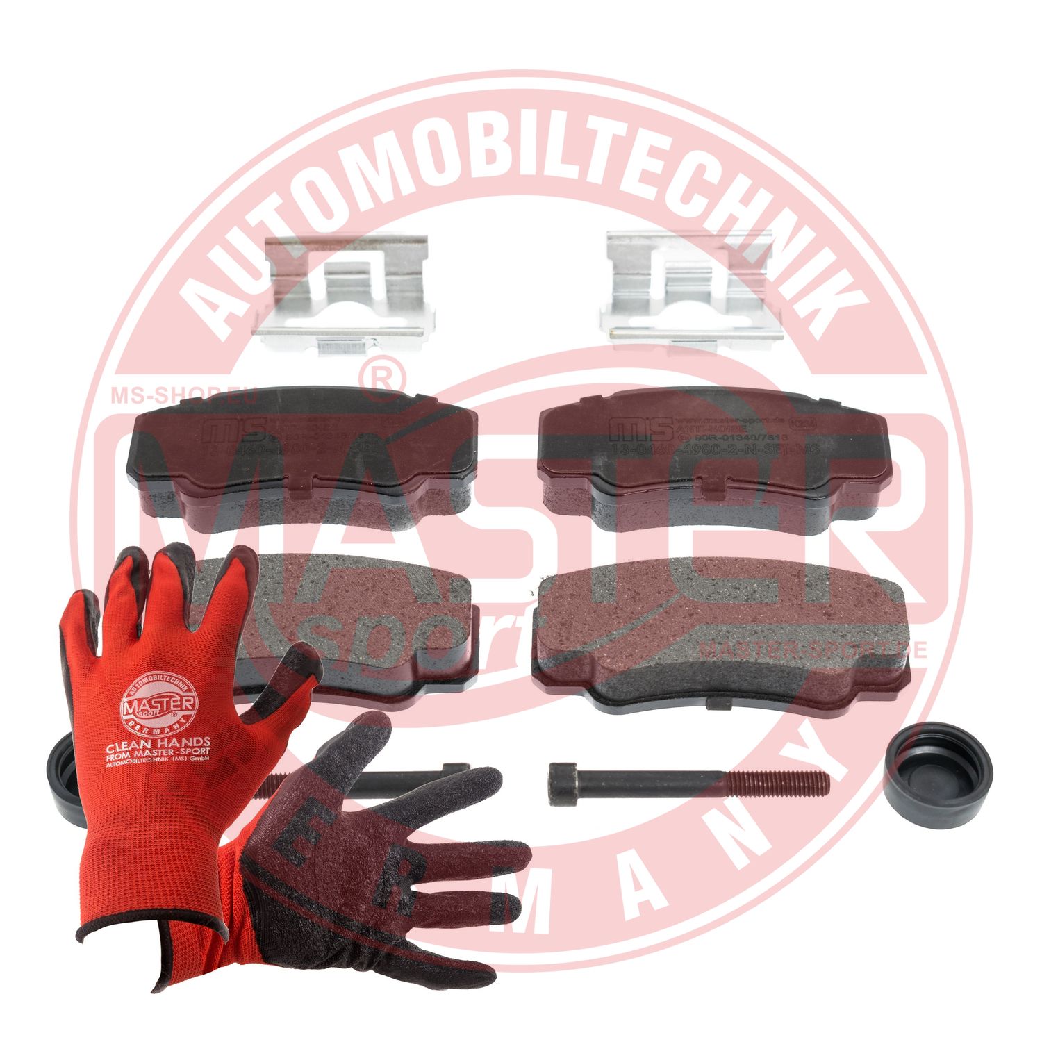 Brake Pad Set, disc brake (13046049802N-SET-MSP)