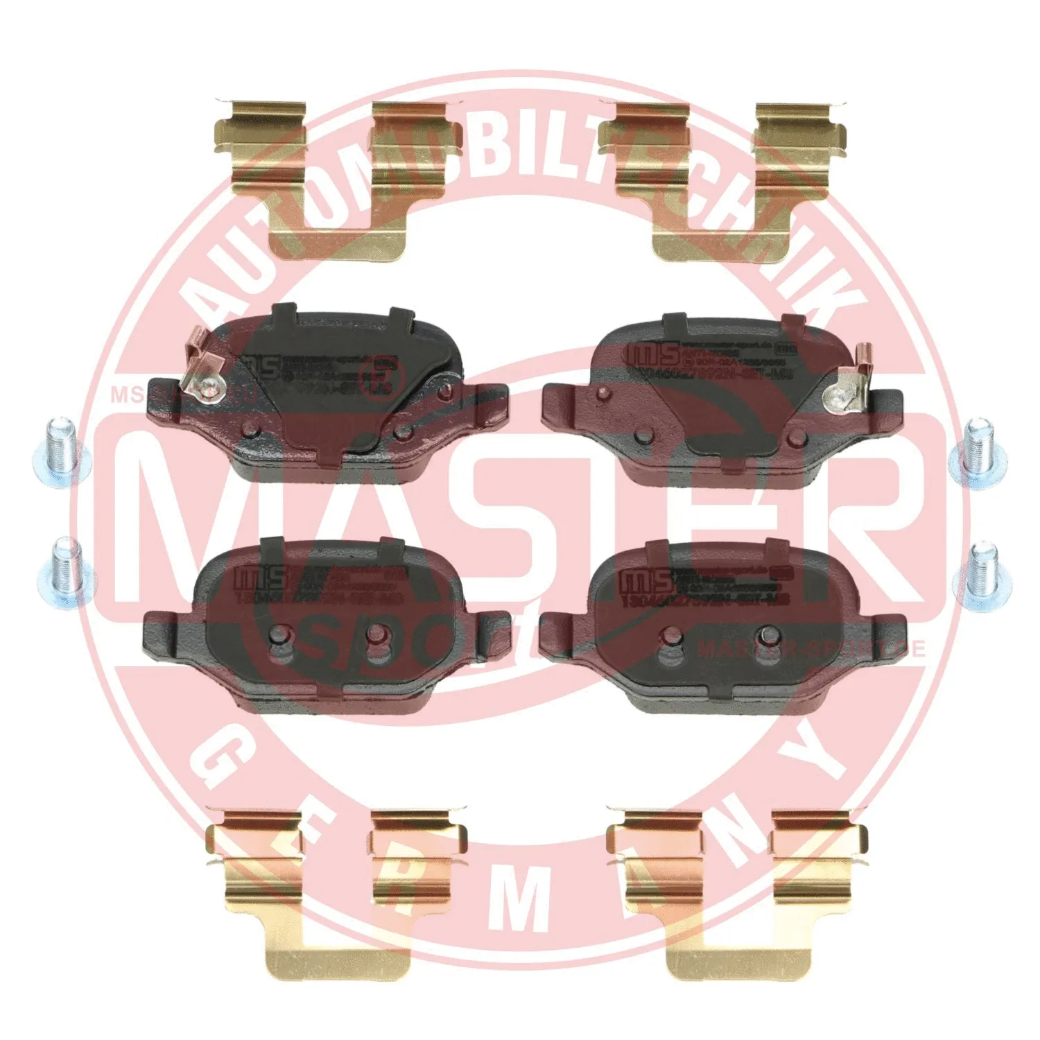 Brake Pad Set, disc brake (13046027892N-SET-MS)