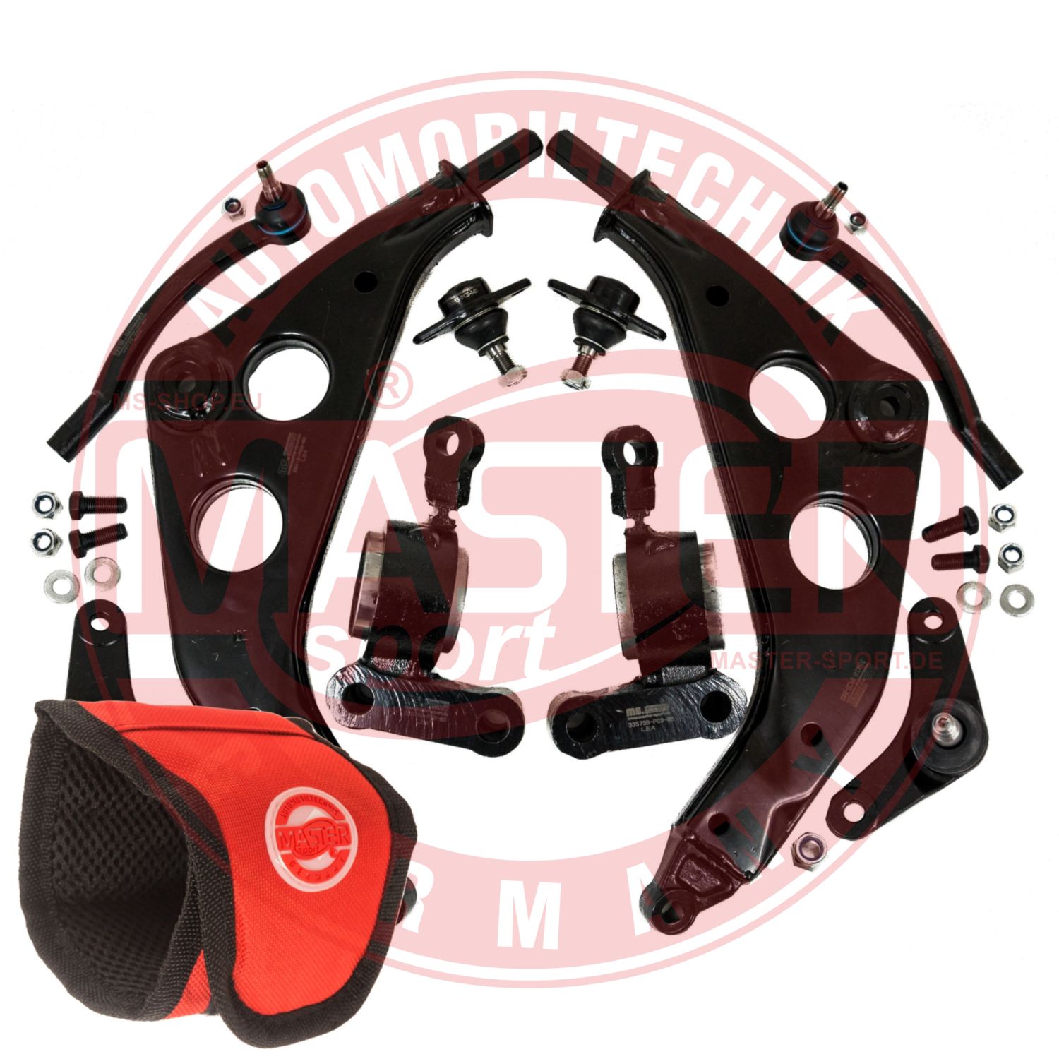 Control/Trailing Arm Kit, wheel suspension (36855-KIT-MSM)