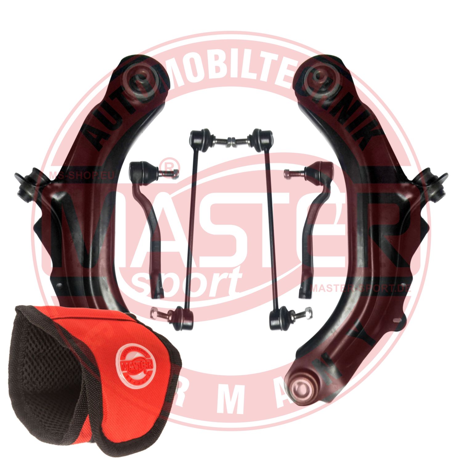 Control/Trailing Arm Kit, wheel suspension (36917-KIT-MSM)