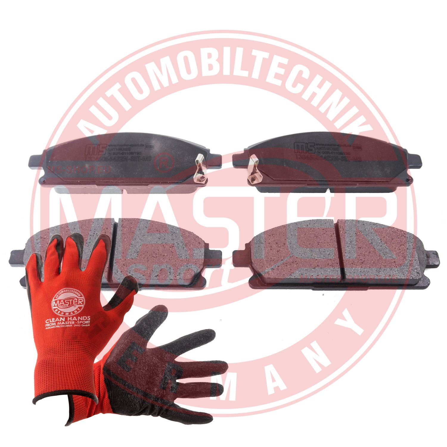 Brake Pad Set, disc brake (13046058422N-SET-MSP)