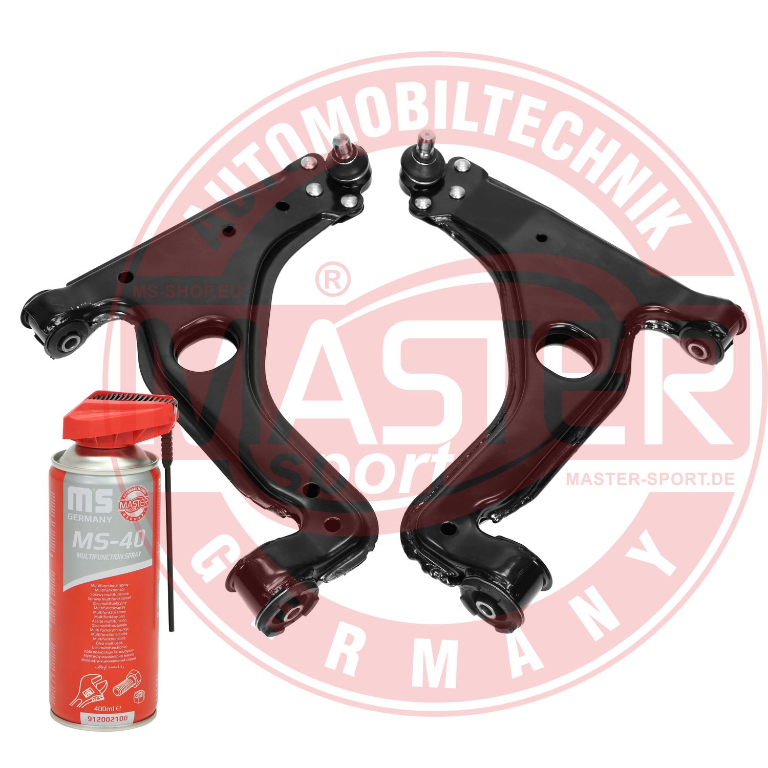 Control/Trailing Arm Kit, wheel suspension (36931/1-KIT-MSP)