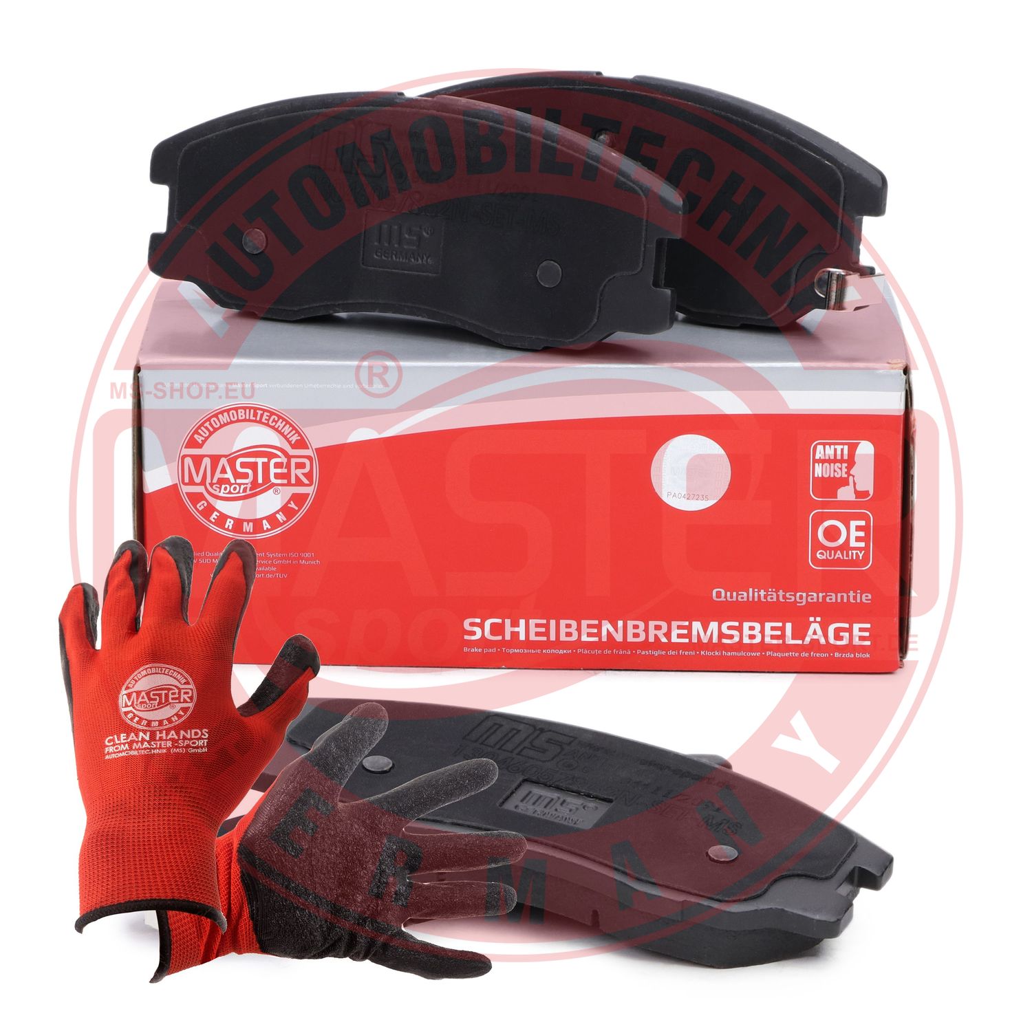 Brake Pad Set, disc brake (13046057852N-SET-MSP)