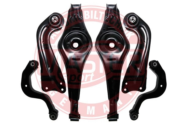 Control/Trailing Arm Kit, wheel suspension (36988/1-KIT-MS)