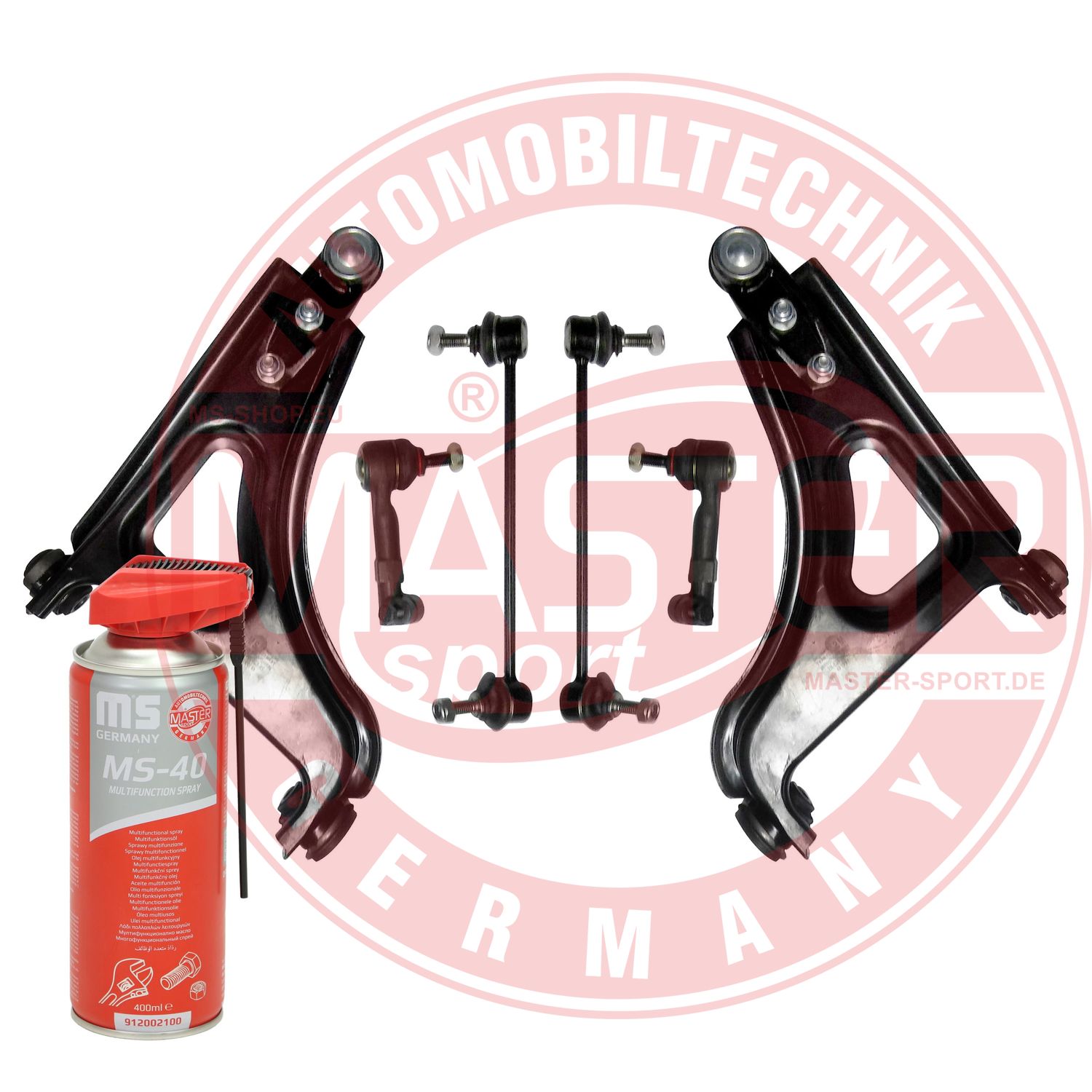 Control/Trailing Arm Kit, wheel suspension (36914_1-KIT-MSP)