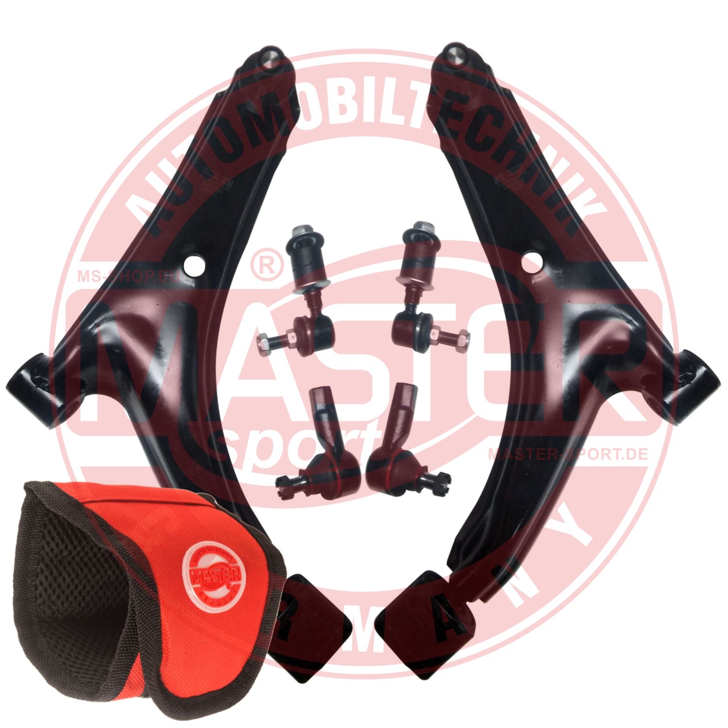 Control/Trailing Arm Kit, wheel suspension (36904-KIT-MSM)