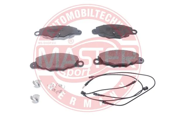 Brake Pad Set, disc brake (13046039862N-SET-MS)