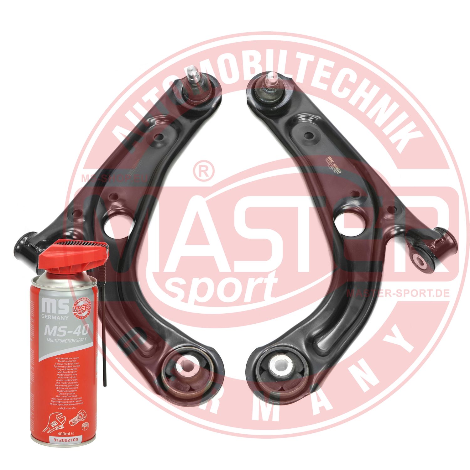 Control/Trailing Arm Kit, wheel suspension (37005/1-KIT-MSP)