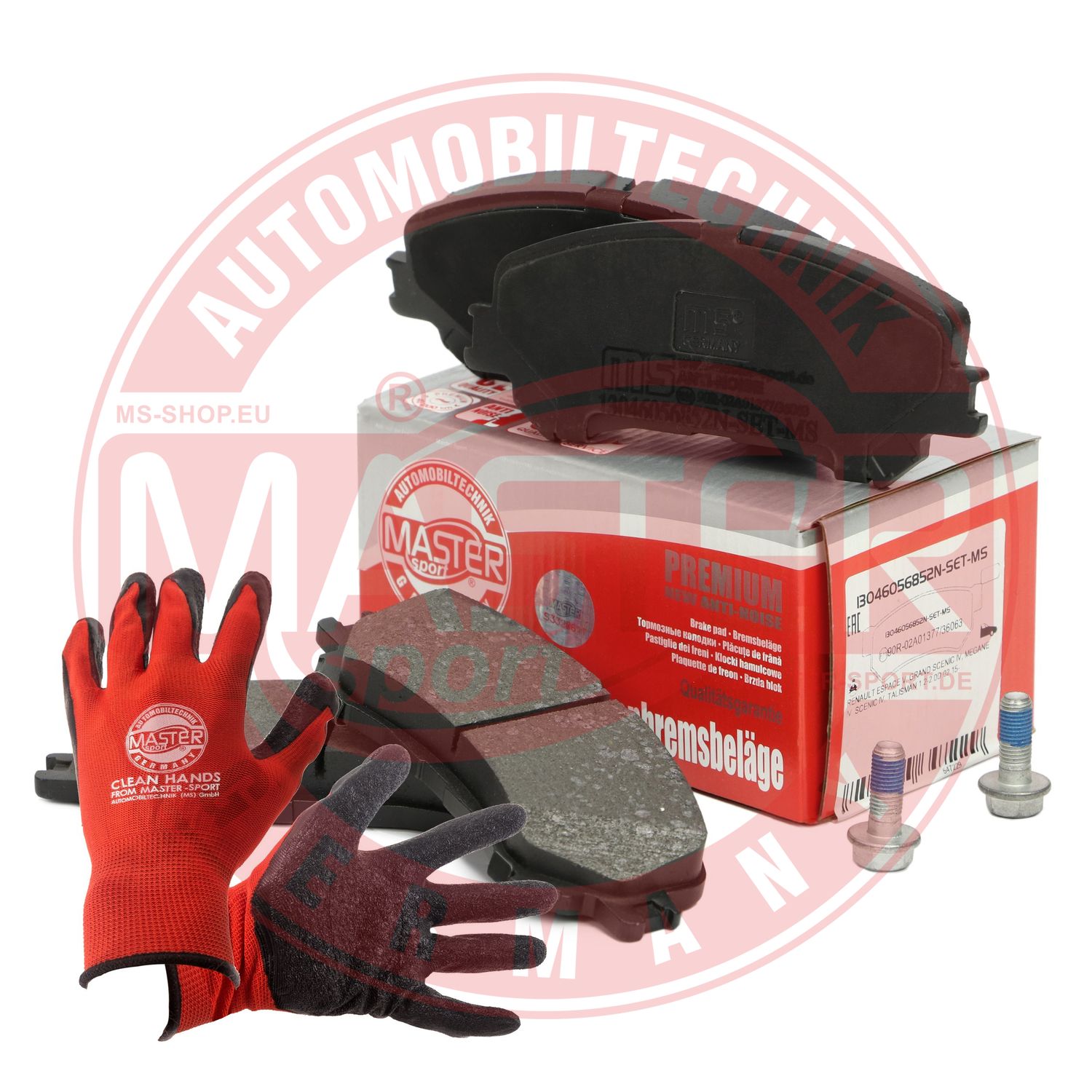 Brake Pad Set, disc brake (13046056852N-SET-MSP)