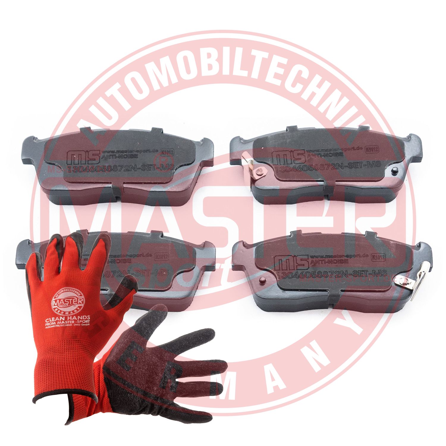 Brake Pad Set, disc brake (13046058872N-SET-MSP)