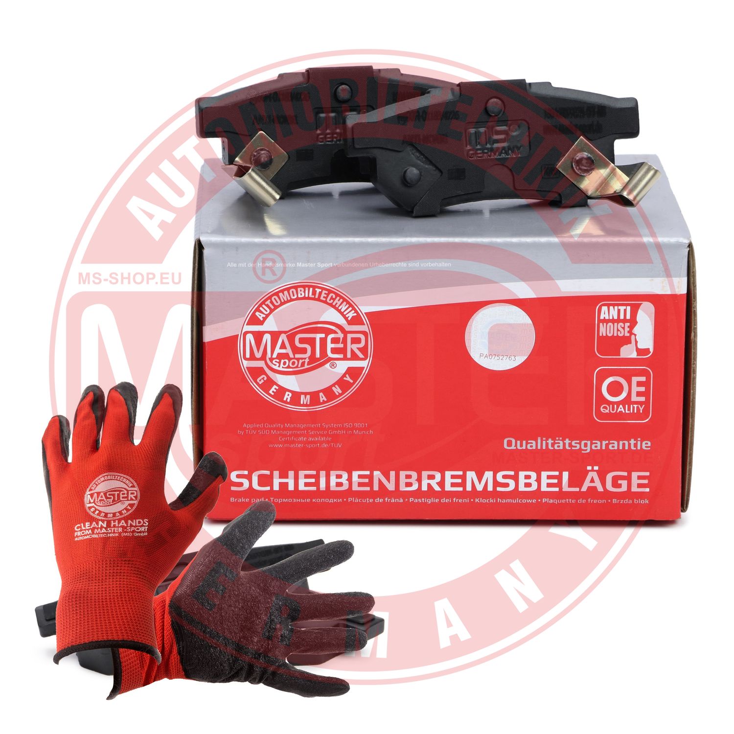 Brake Pad Set, disc brake (13046059982N-SET-MSP)