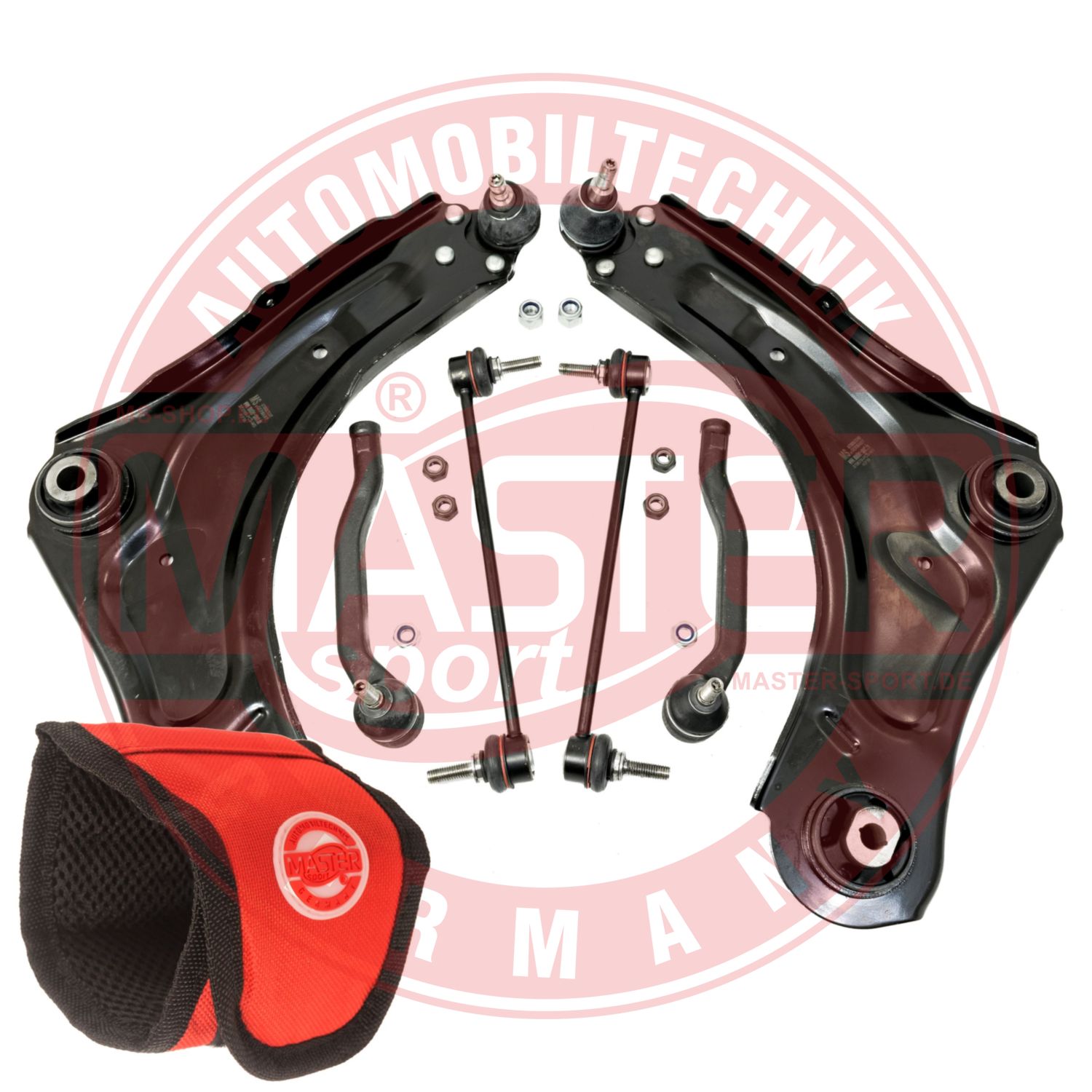 Control/Trailing Arm Kit, wheel suspension (36915-KIT-MSM)
