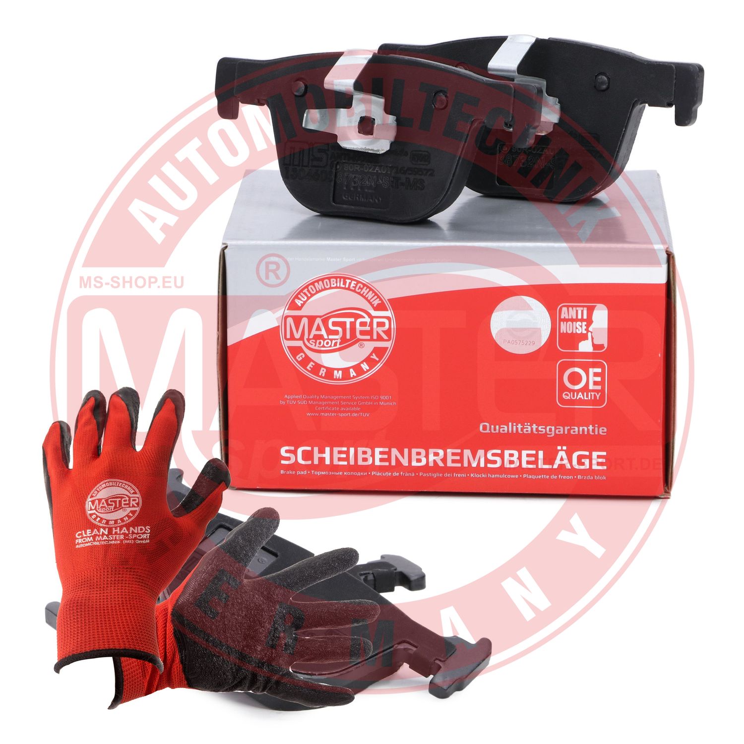 Brake Pad Set, disc brake (13046038732N-SET-MSP)