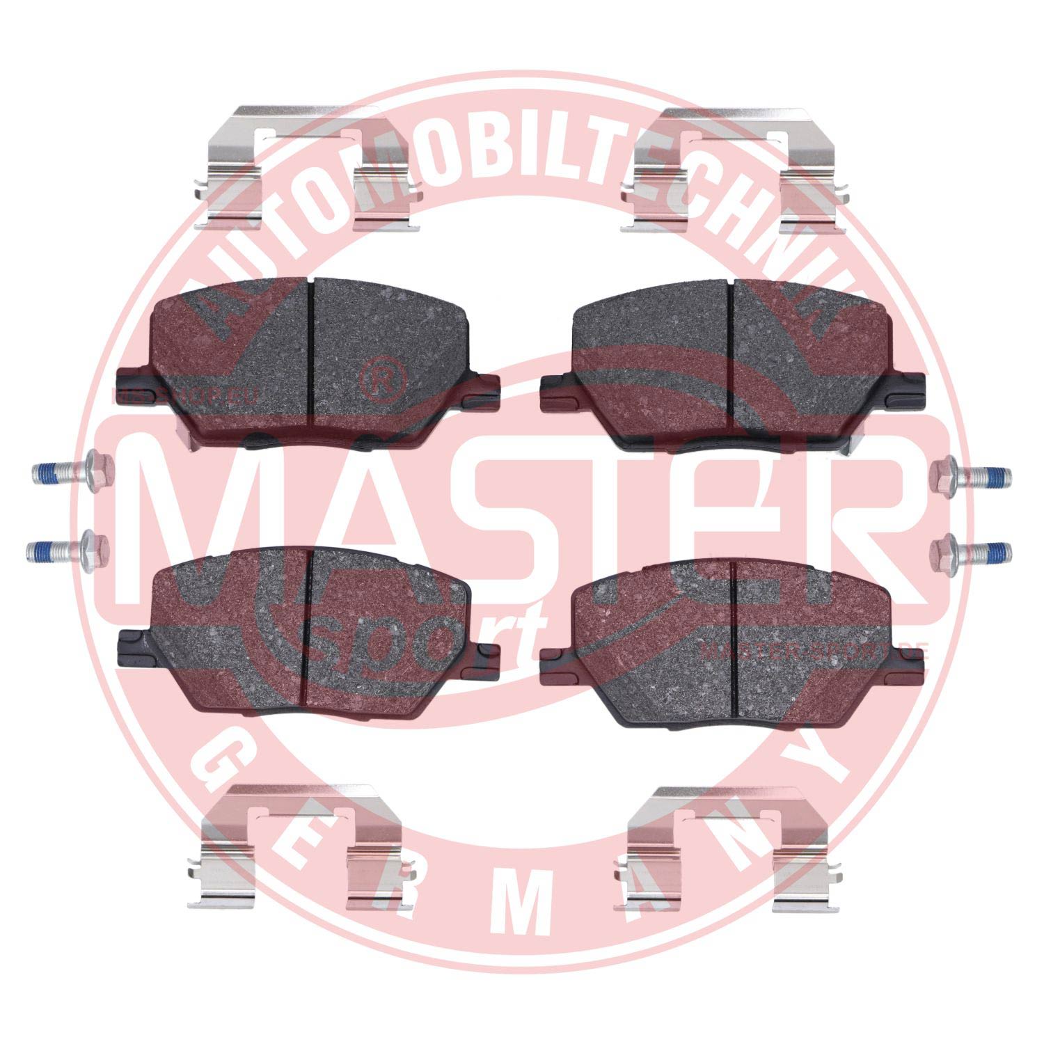 Brake Pad Set, disc brake (13046056622N-SET-MS)