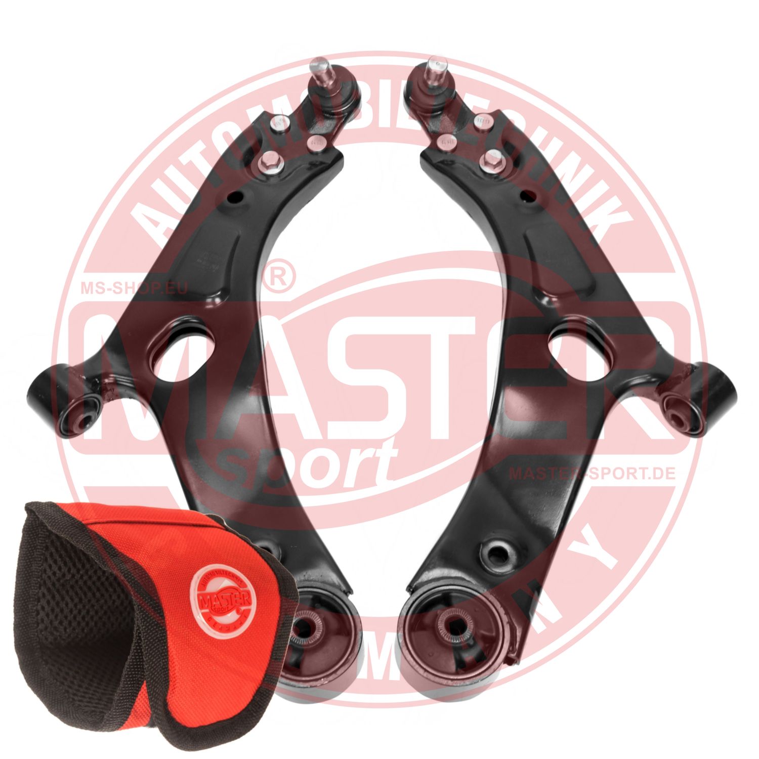 Control/Trailing Arm Kit, wheel suspension (36962/1-KIT-MSM)