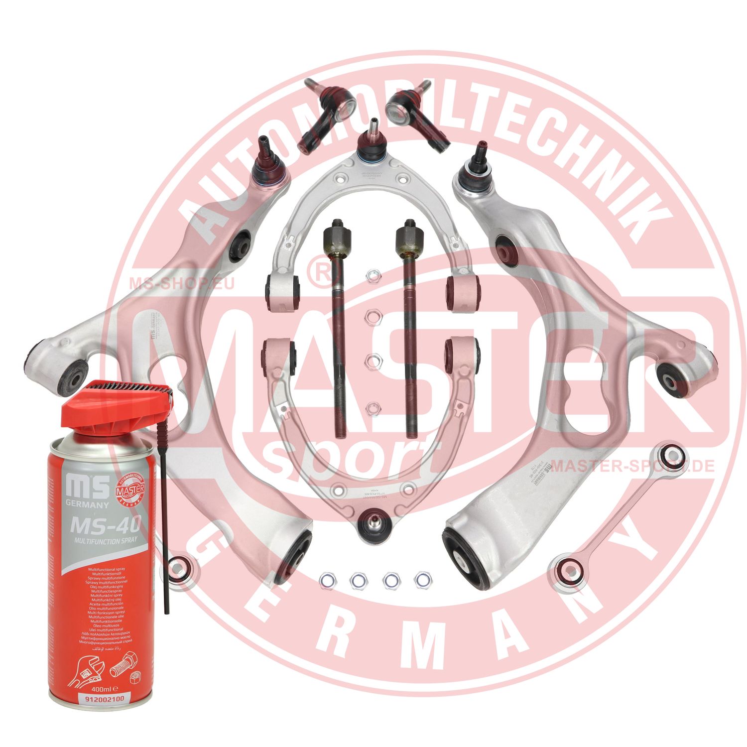 Control/Trailing Arm Kit, wheel suspension (37148/3-KIT-MSP)