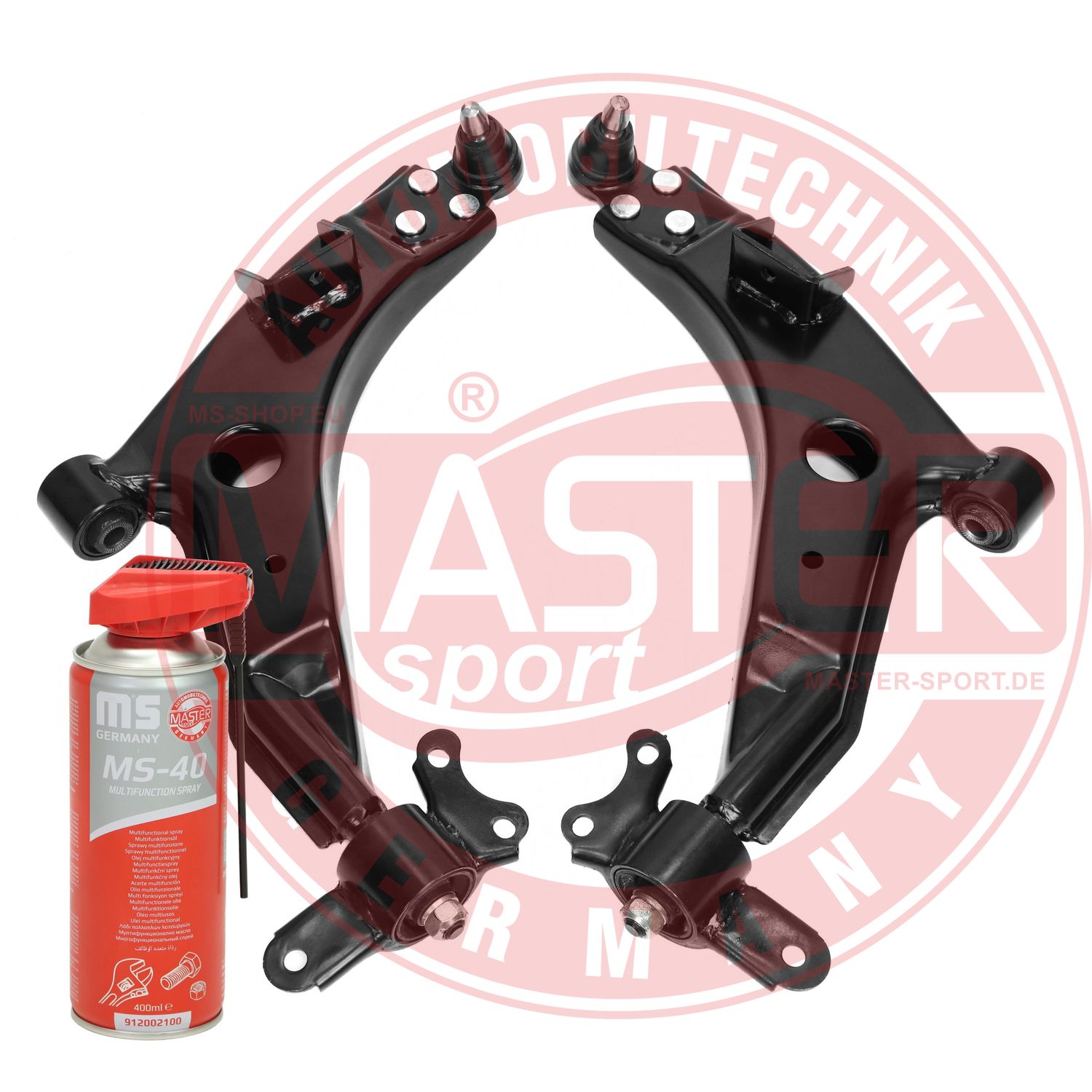 Control/Trailing Arm Kit, wheel suspension (37112-KIT-MSP)
