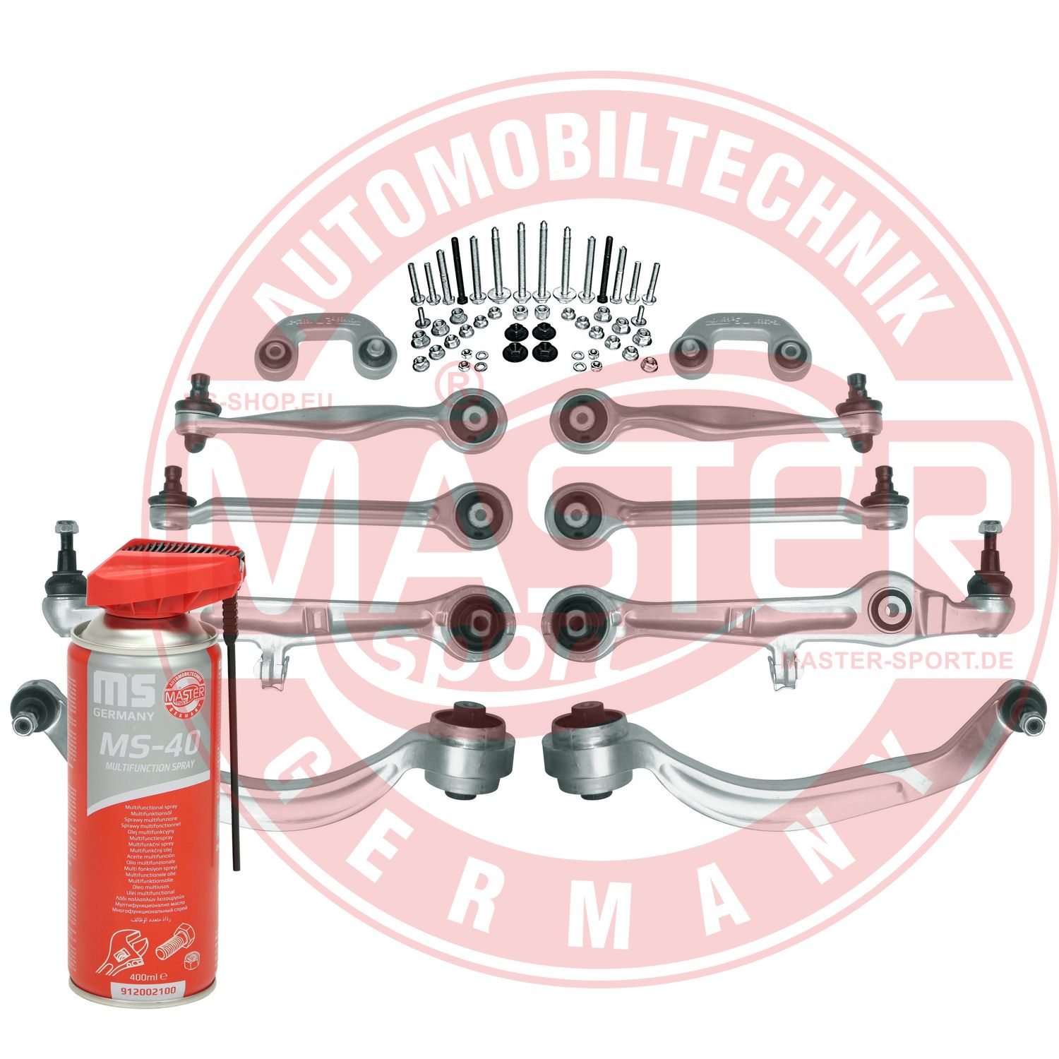 Control/Trailing Arm Kit, wheel suspension (36815-SET-MSP)