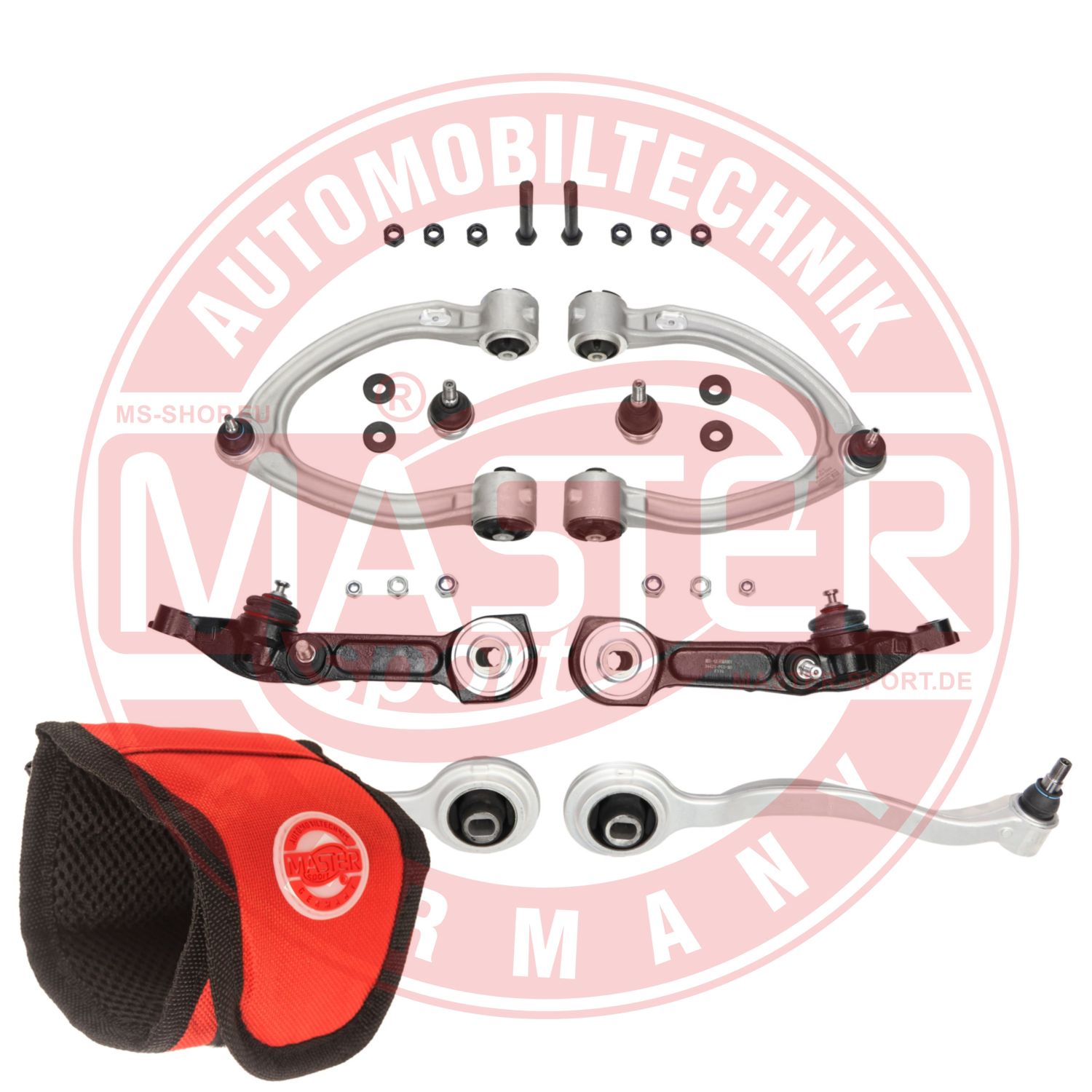 Control/Trailing Arm Kit, wheel suspension (37141-KIT-MSM)