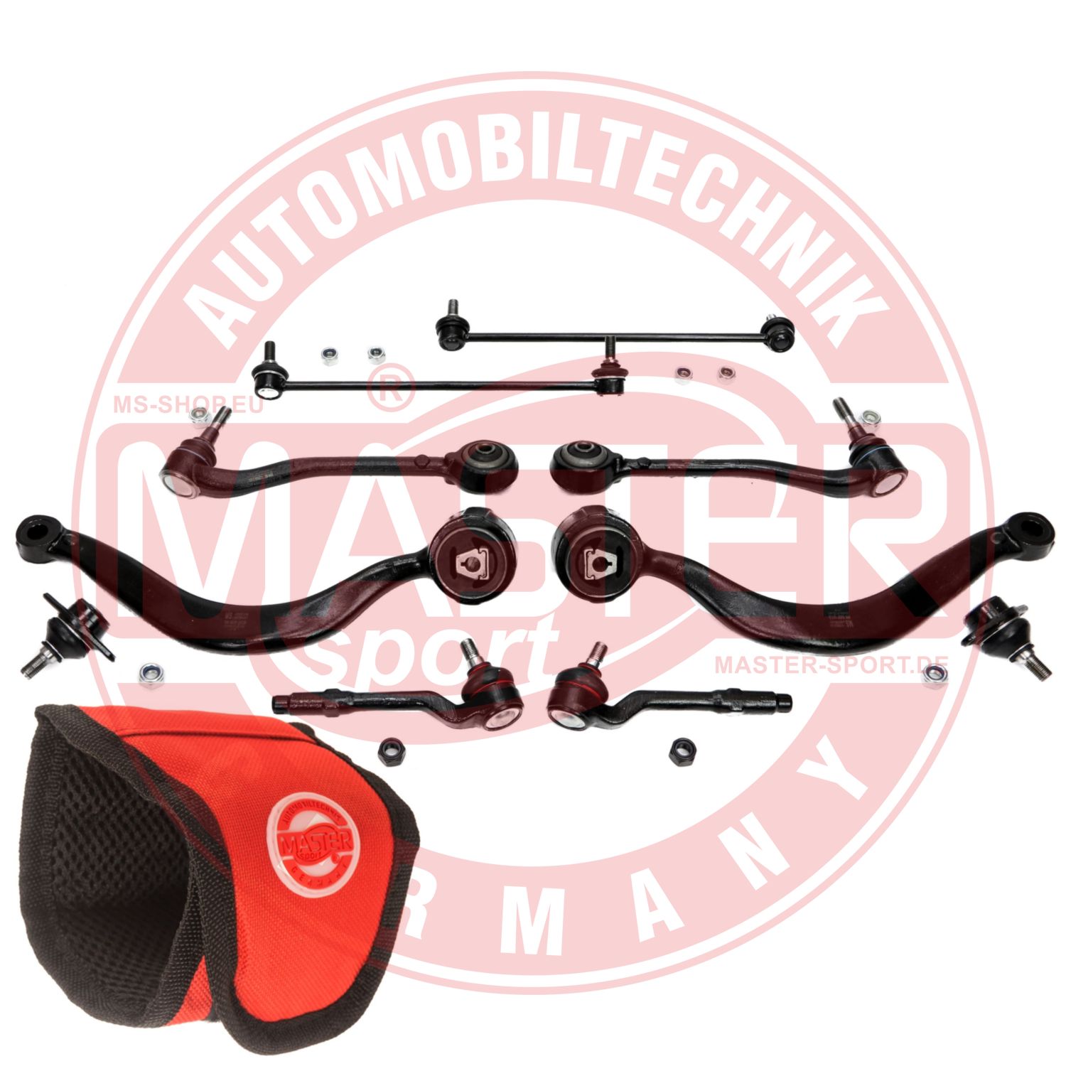 Control/Trailing Arm Kit, wheel suspension (36829-SET-MSM)