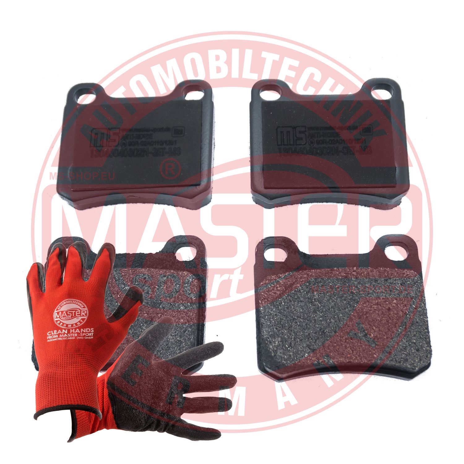 Brake Pad Set, disc brake (13046040302N-SET-MSP)