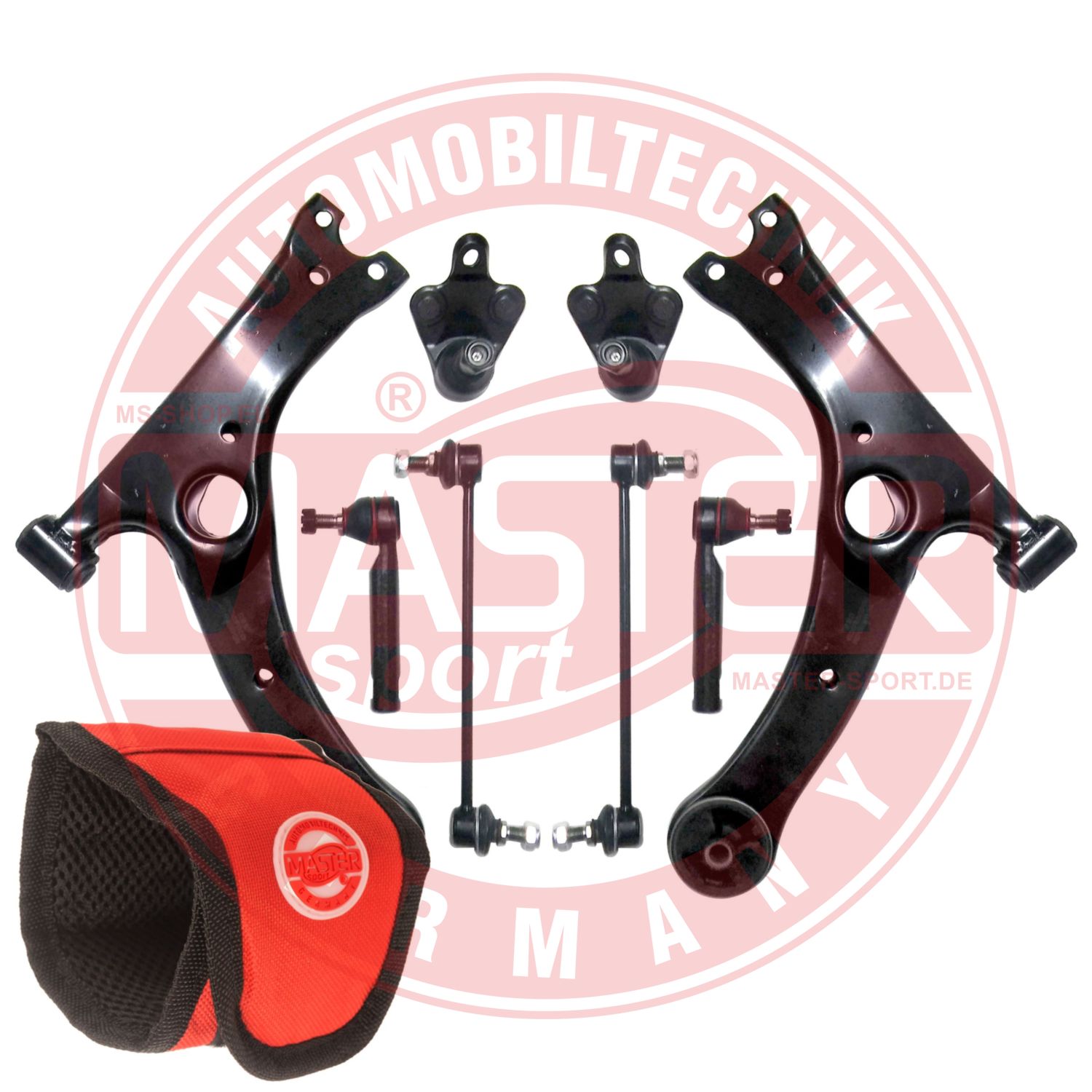 Control/Trailing Arm Kit, wheel suspension (36902-KIT-MSM)