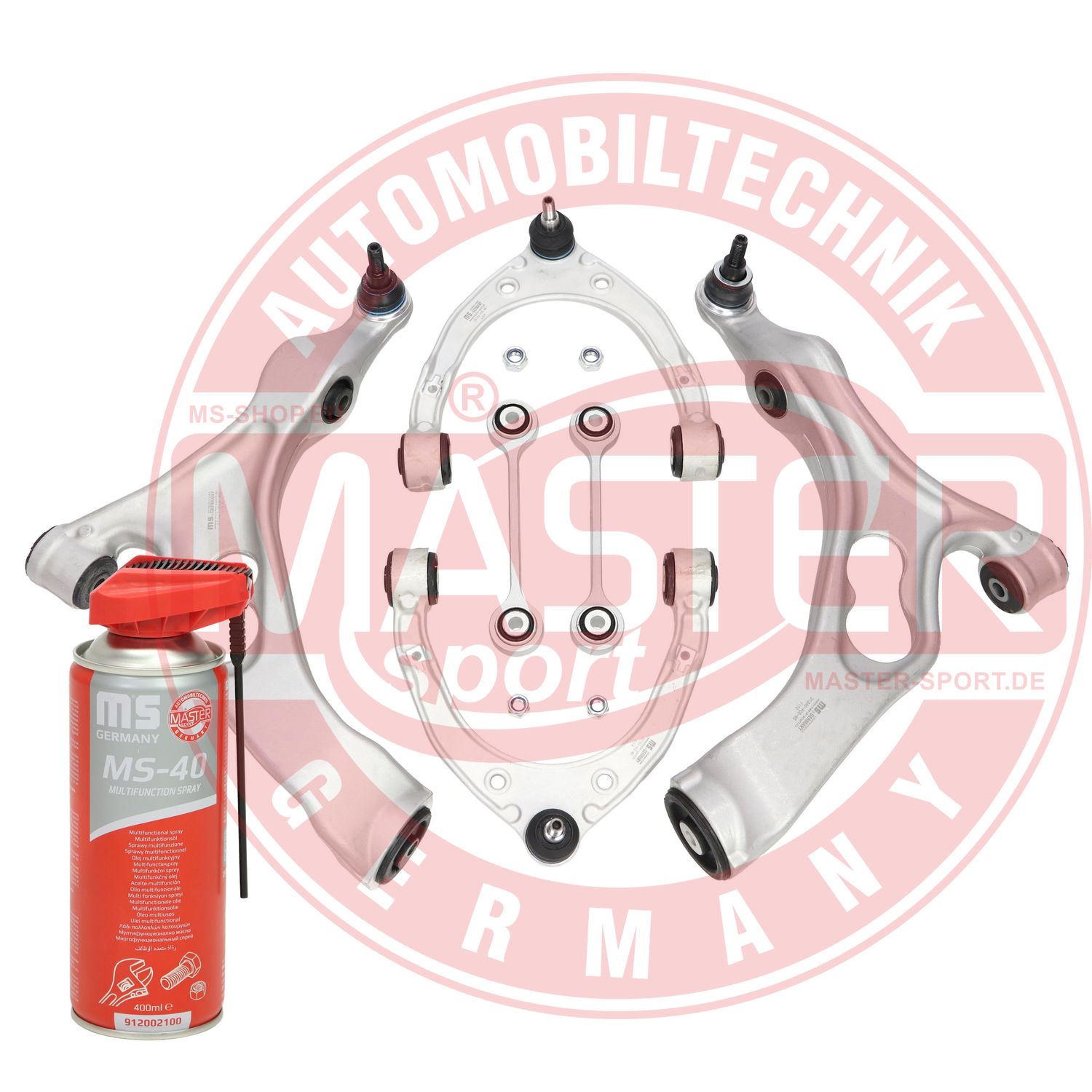 Control/Trailing Arm Kit, wheel suspension (37185-KIT-MSP)