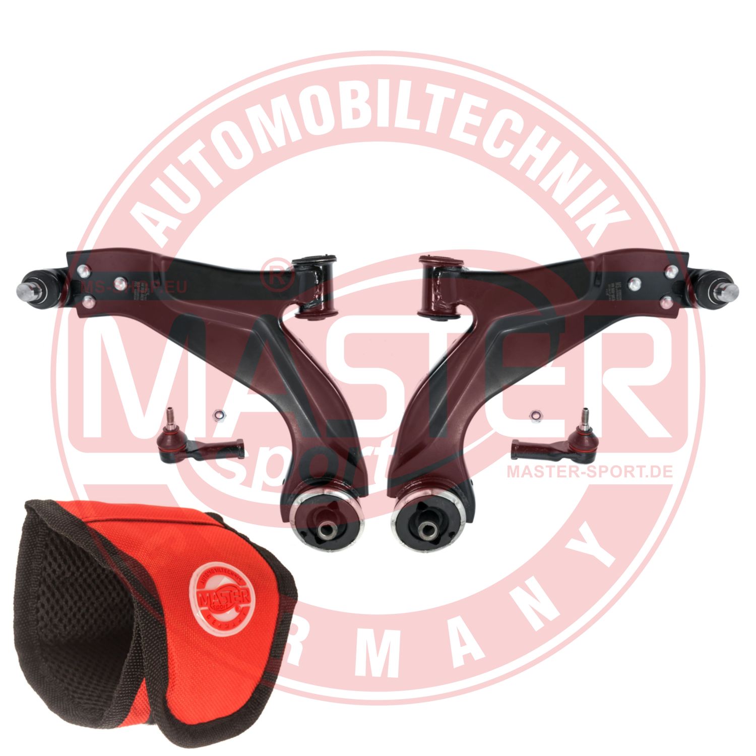 Control/Trailing Arm Kit, wheel suspension (36841/1-SET-MSM)