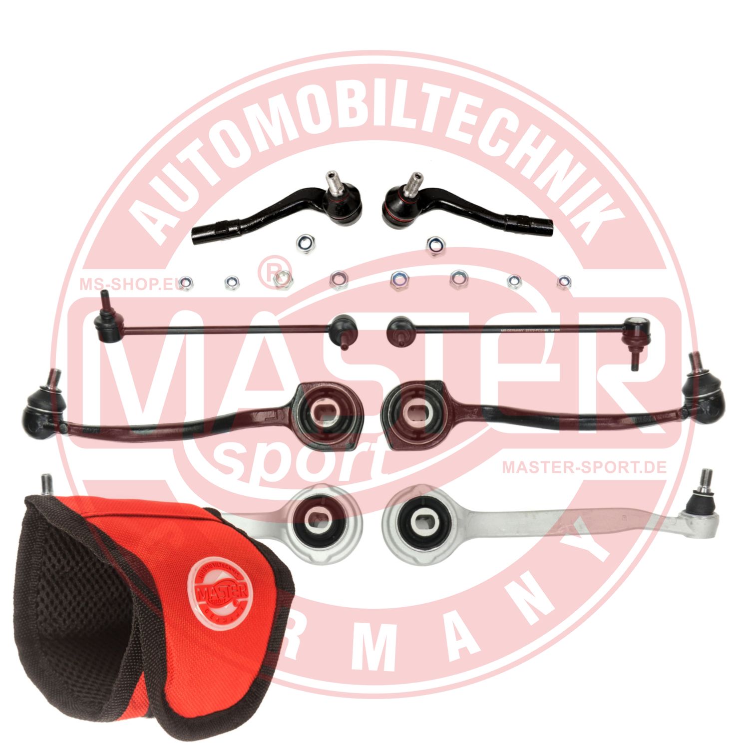 Control/Trailing Arm Kit, wheel suspension (36806-SET-MSM)