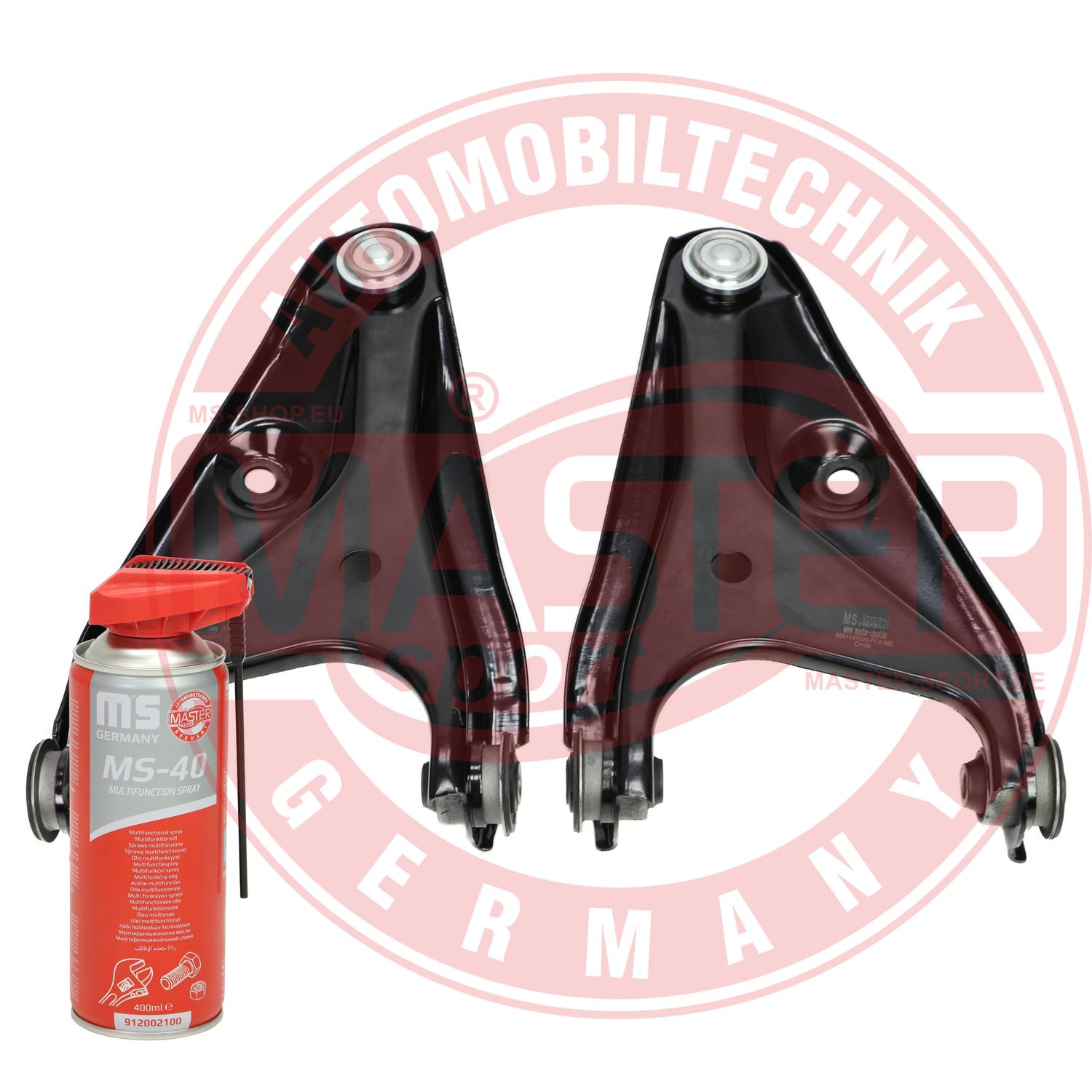 Control/Trailing Arm Kit, wheel suspension (36811/1-SET-MSP)