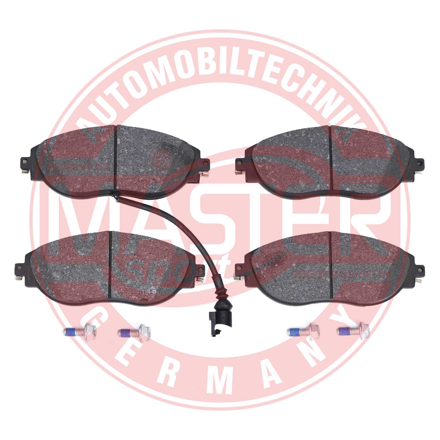 Brake Pad Set, disc brake (13046027642N-SET-MS)