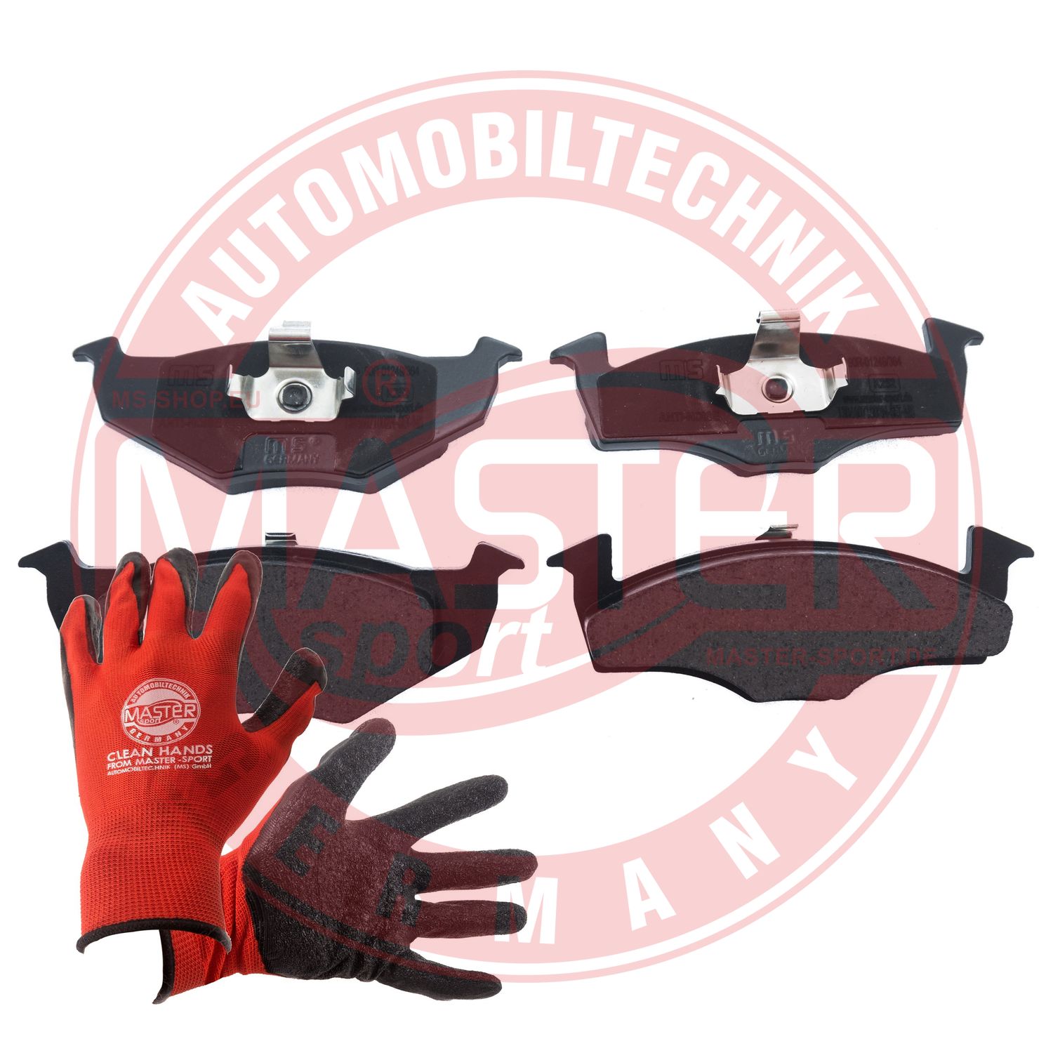 Brake Pad Set, disc brake (13046071002N-SET-MSP)