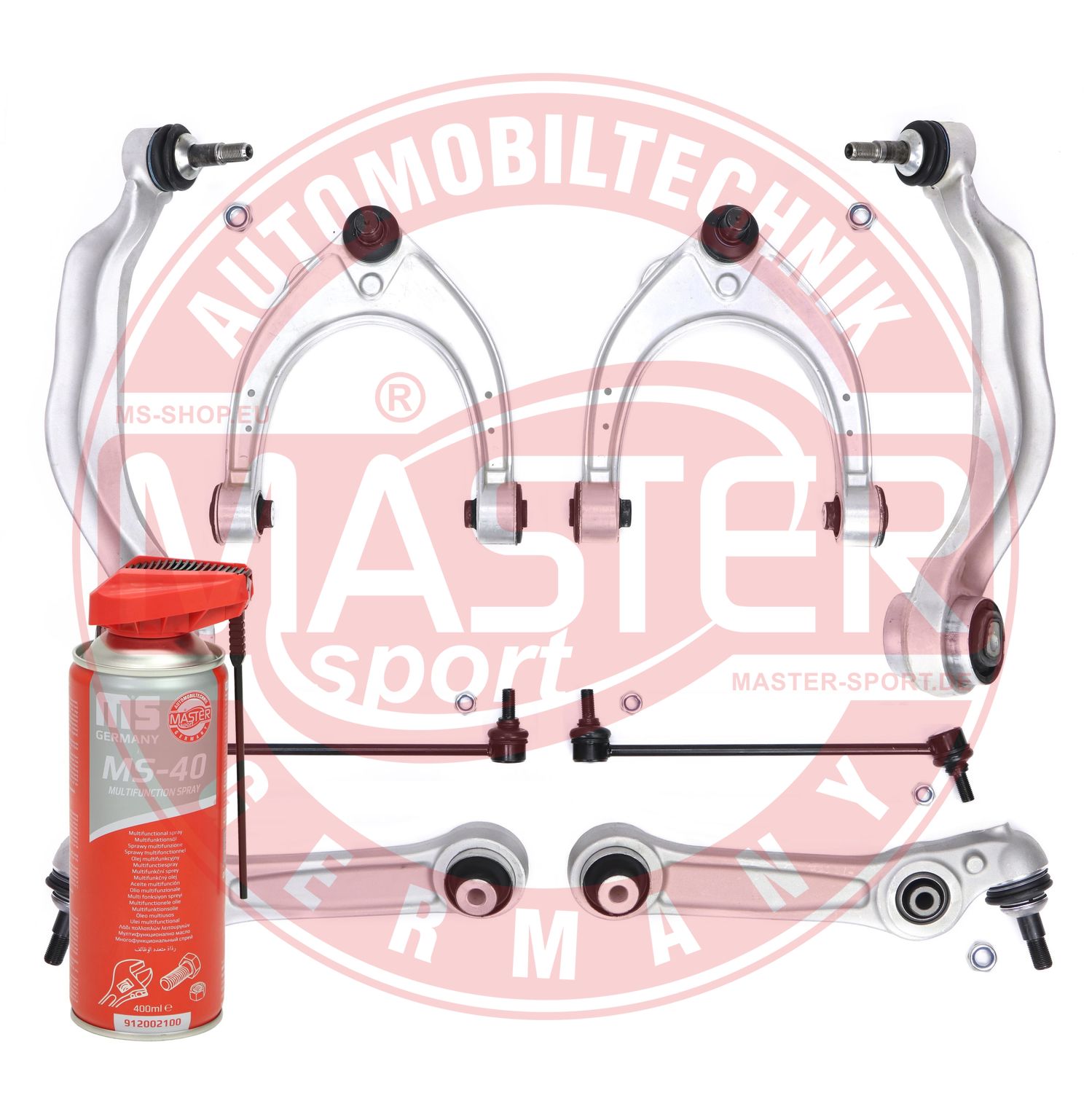 Control/Trailing Arm Kit, wheel suspension (37186-KIT-MSP)