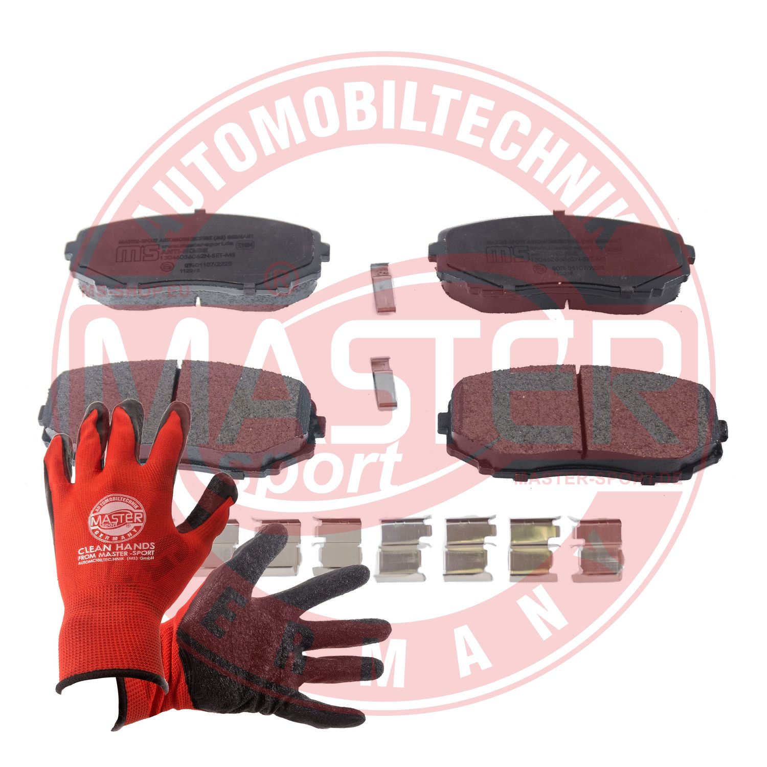 Brake Pad Set, disc brake (13046056062N-SET-MSP)