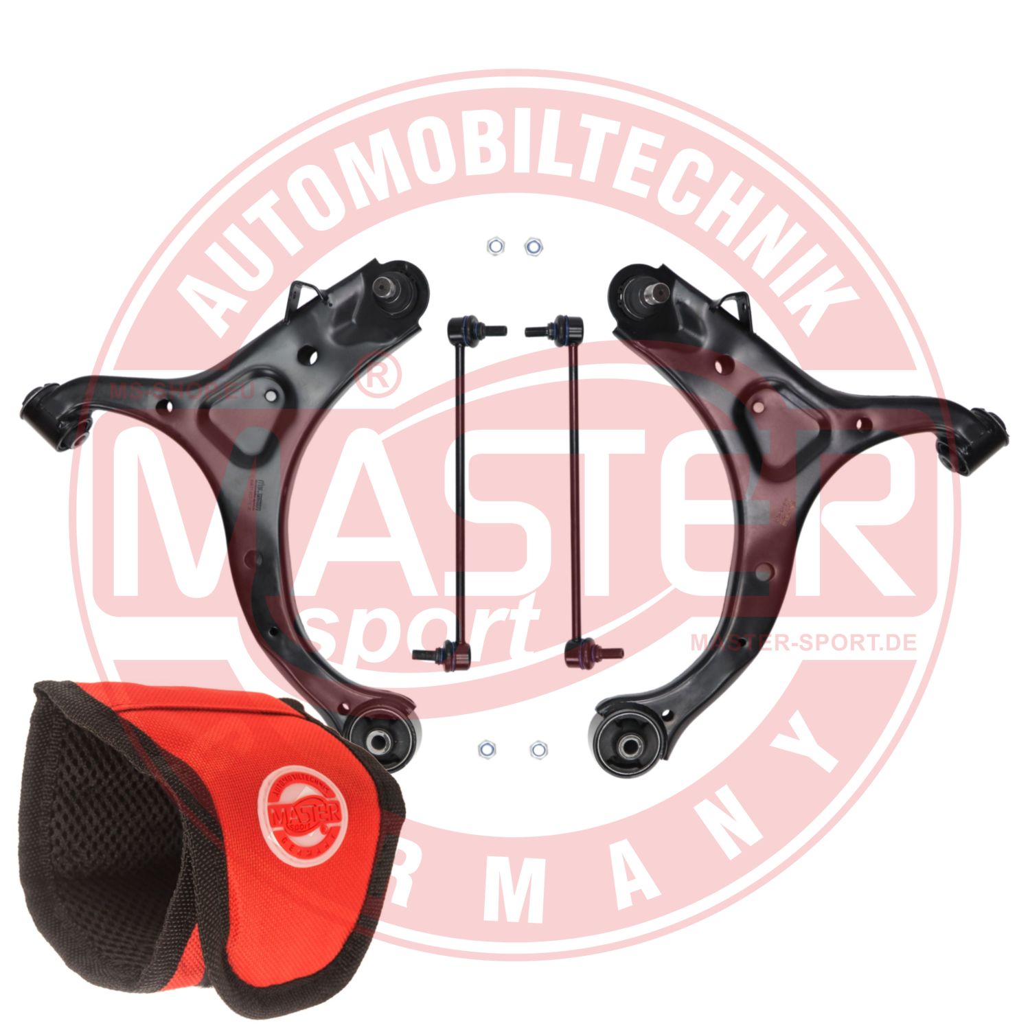 Control/Trailing Arm Kit, wheel suspension (37161/1-KIT-MSM)