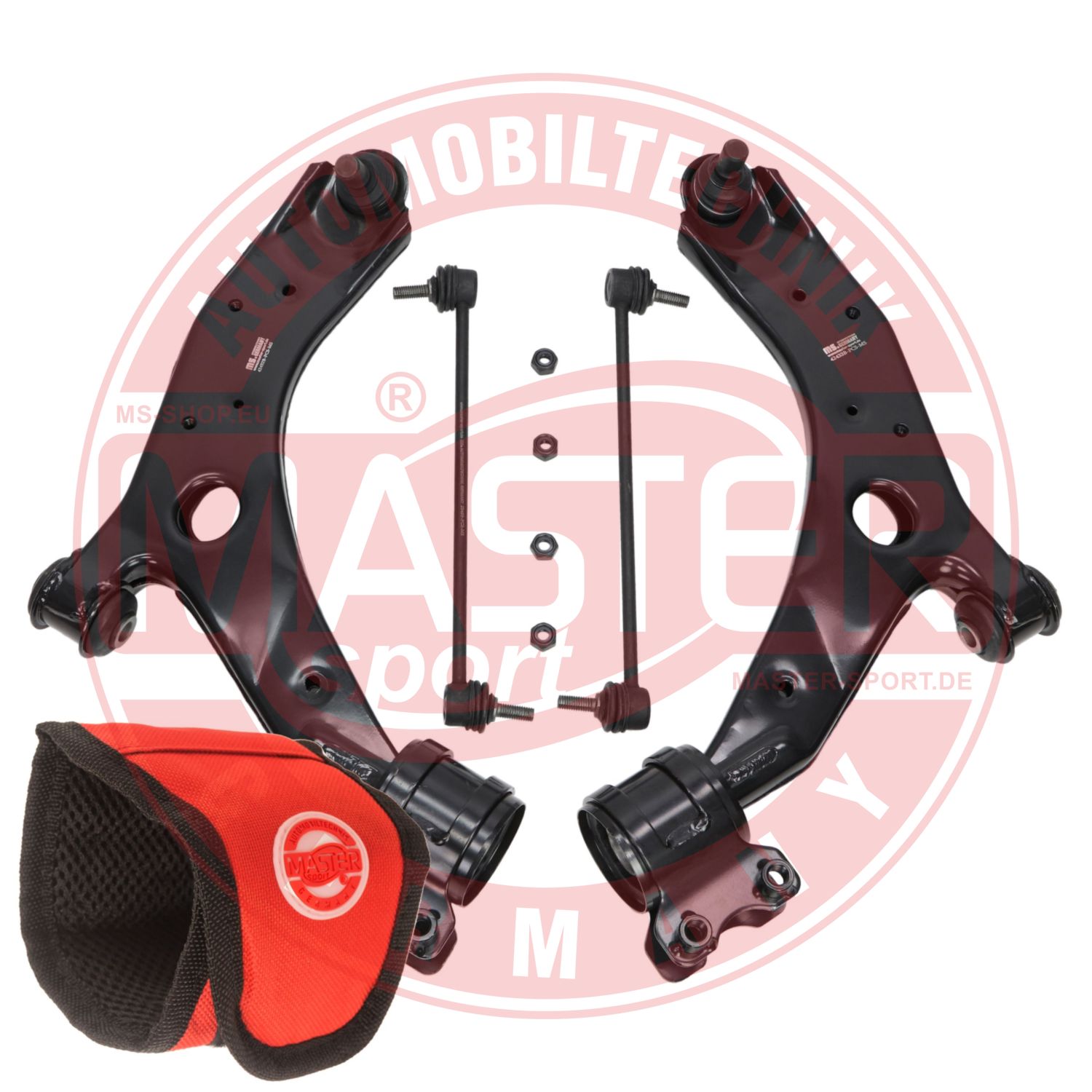 Control/Trailing Arm Kit, wheel suspension (37052-KIT-MSM)