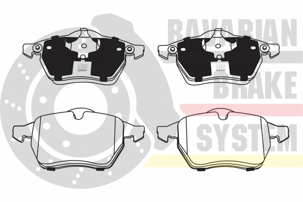 Brake Pad Set, disc brake (K6070812)