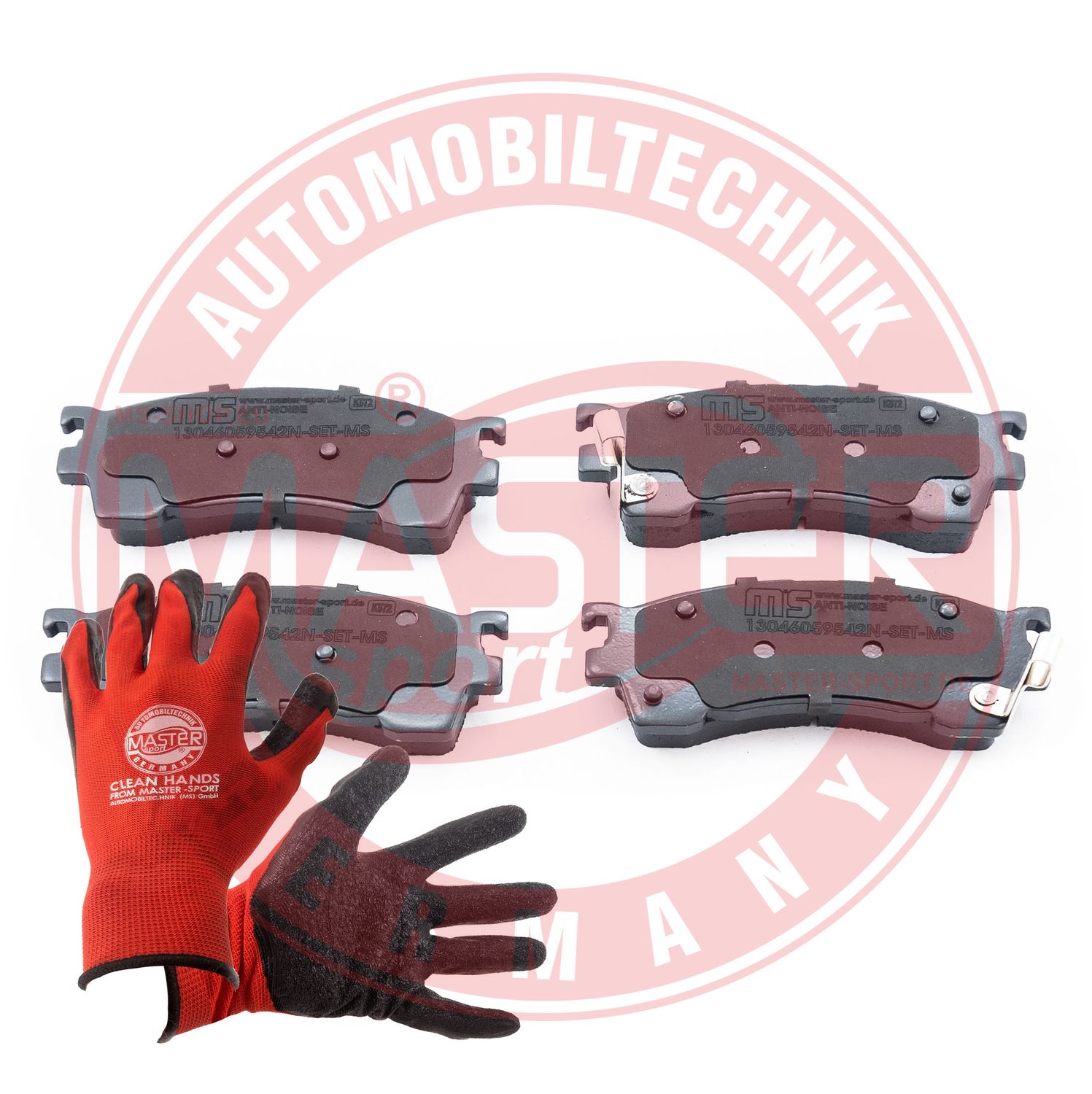 Brake Pad Set, disc brake (13046059542N-SET-MSP)