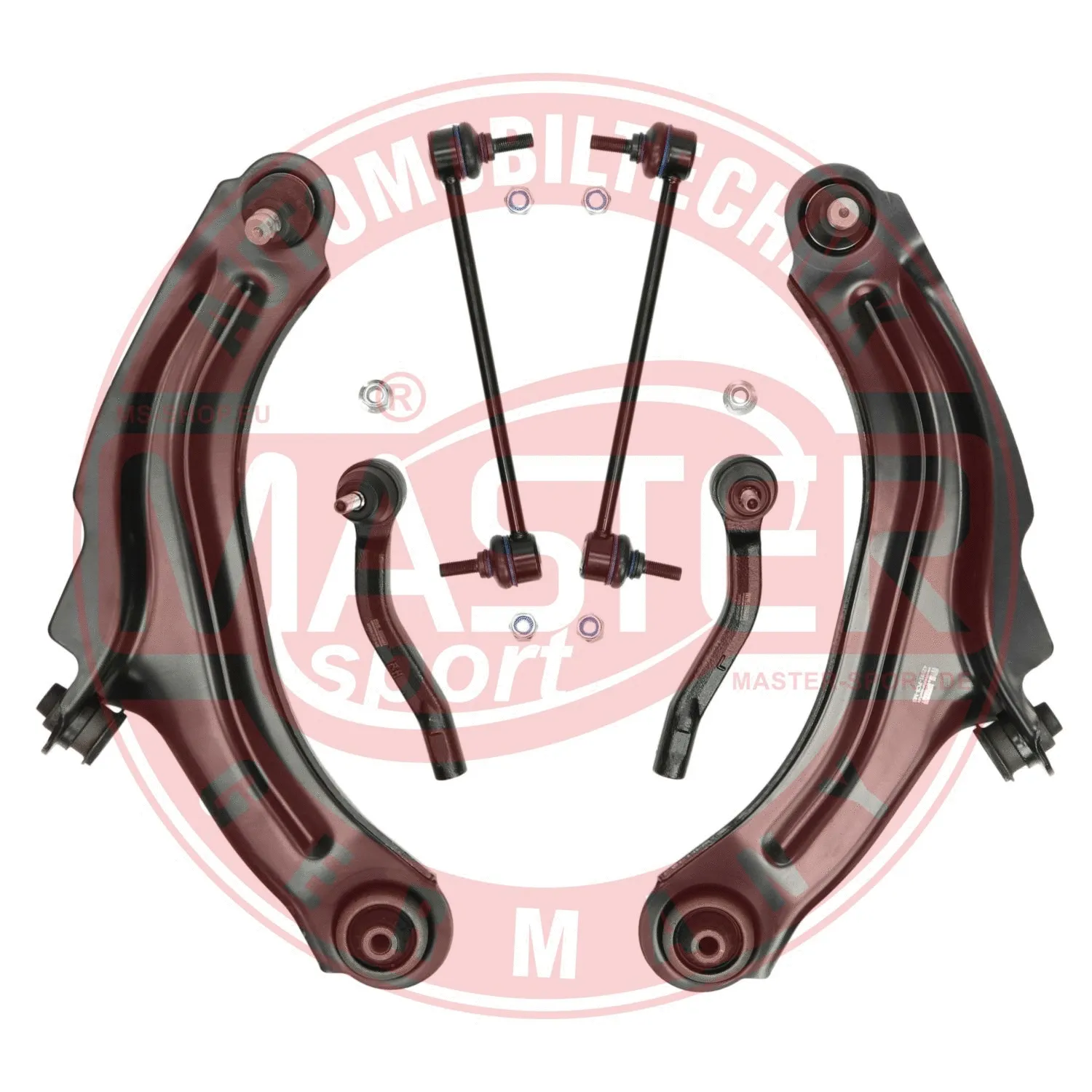 Control/Trailing Arm Kit, wheel suspension (37136/2-KIT-MS)
