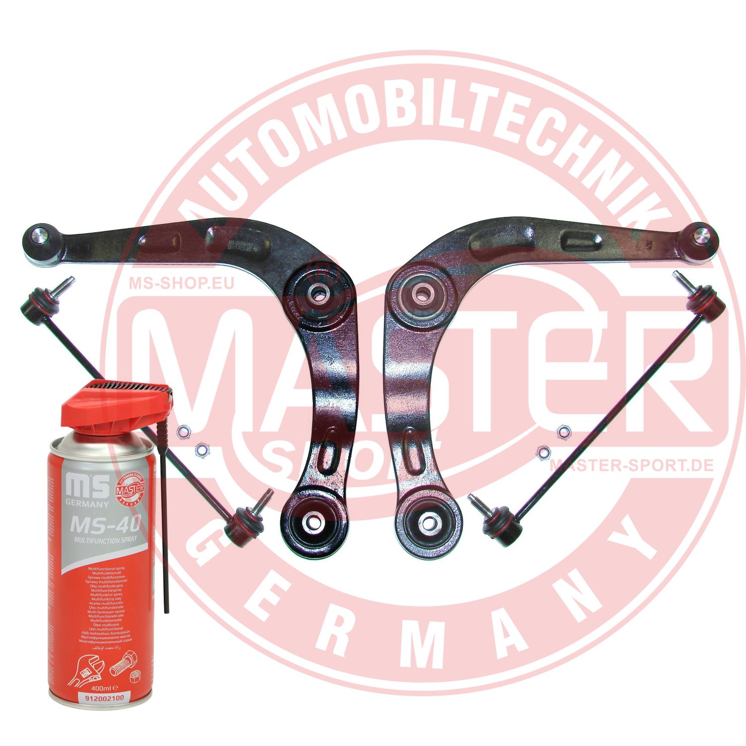 Control/Trailing Arm Kit, wheel suspension (36802/1-SET-MSP)