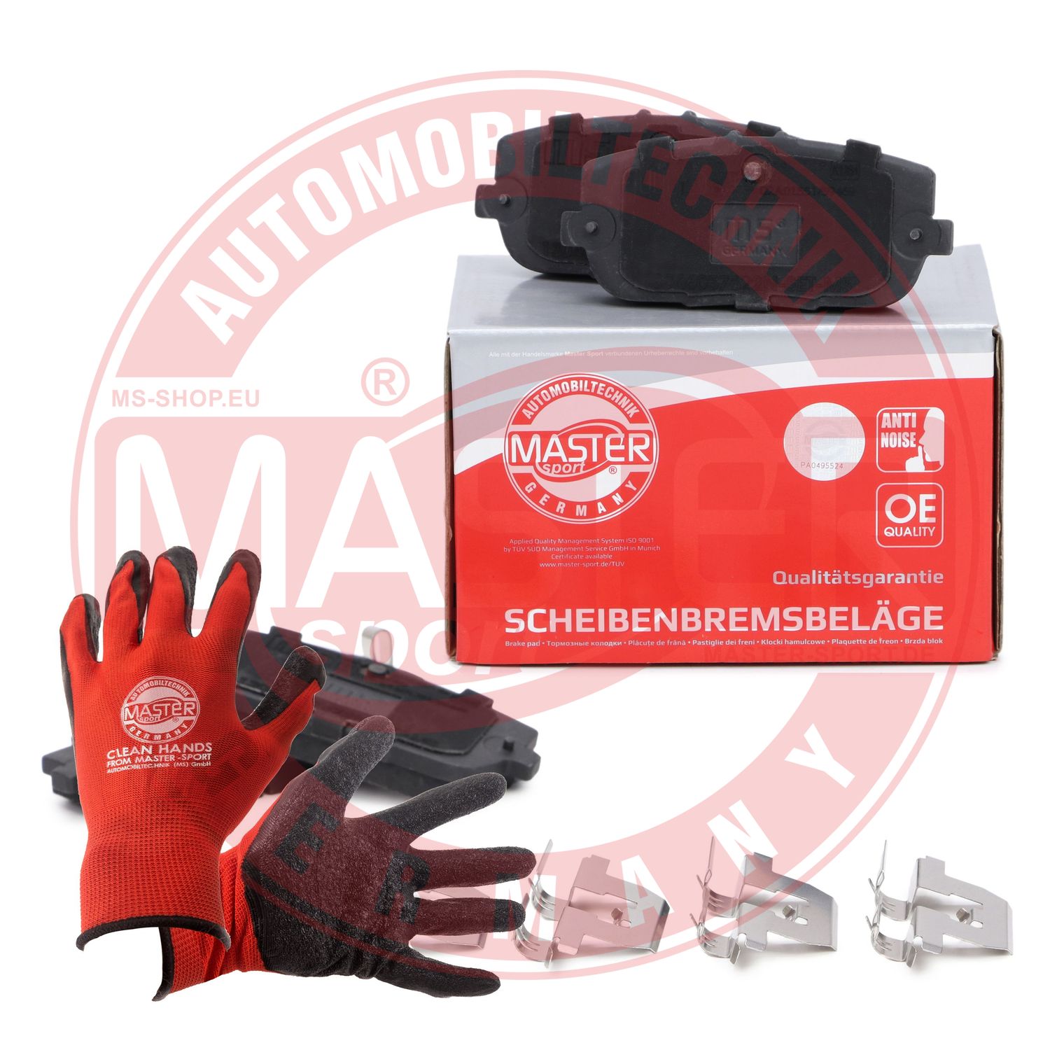 Brake Pad Set, disc brake (13046057622N-SET-MSP)