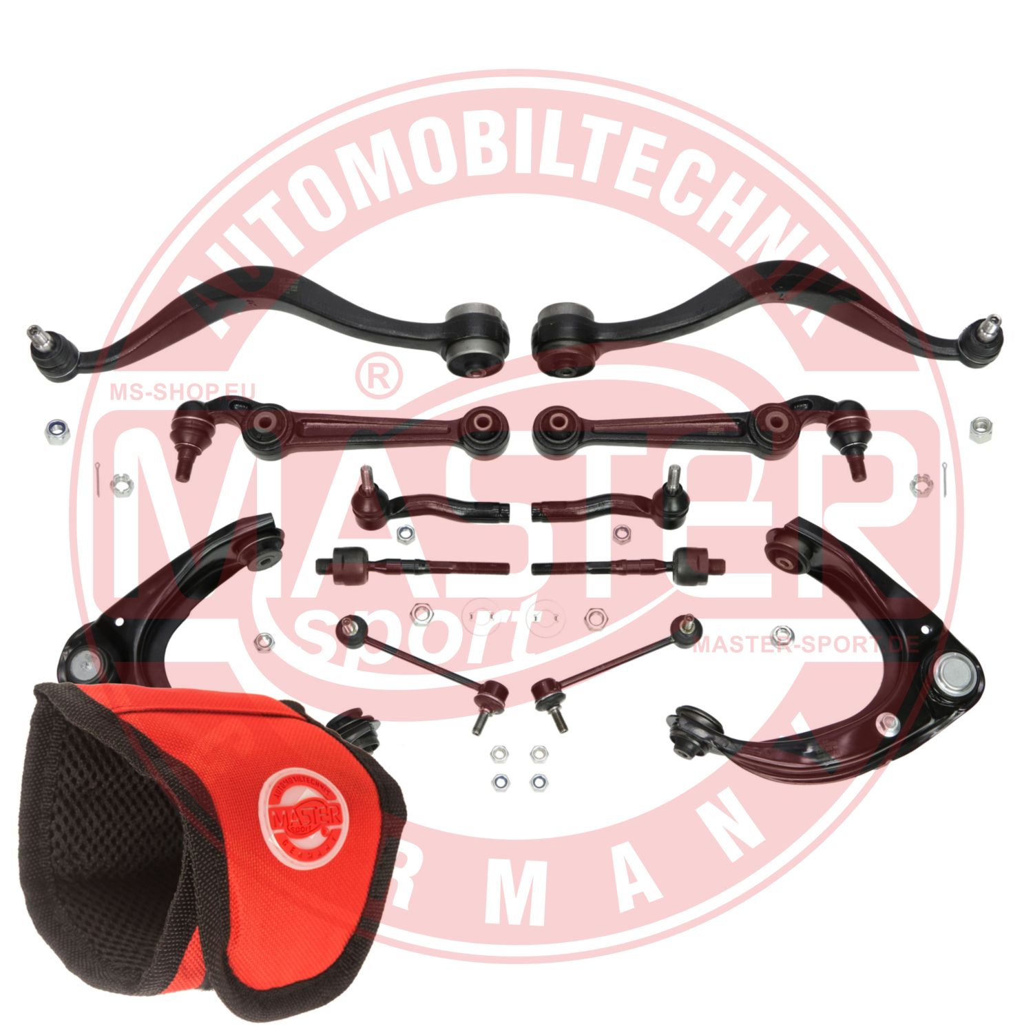 Control/Trailing Arm Kit, wheel suspension (37002/1-KIT-MSM)