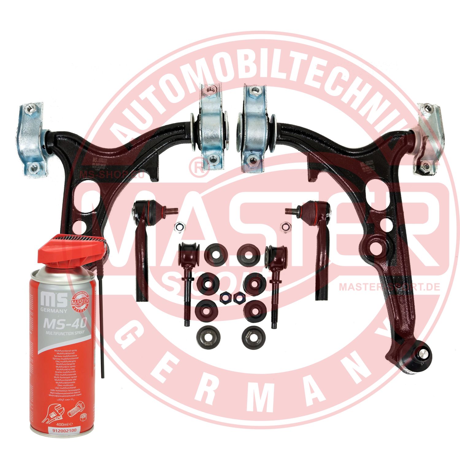 Control/Trailing Arm Kit, wheel suspension (36930-KIT-MSP)