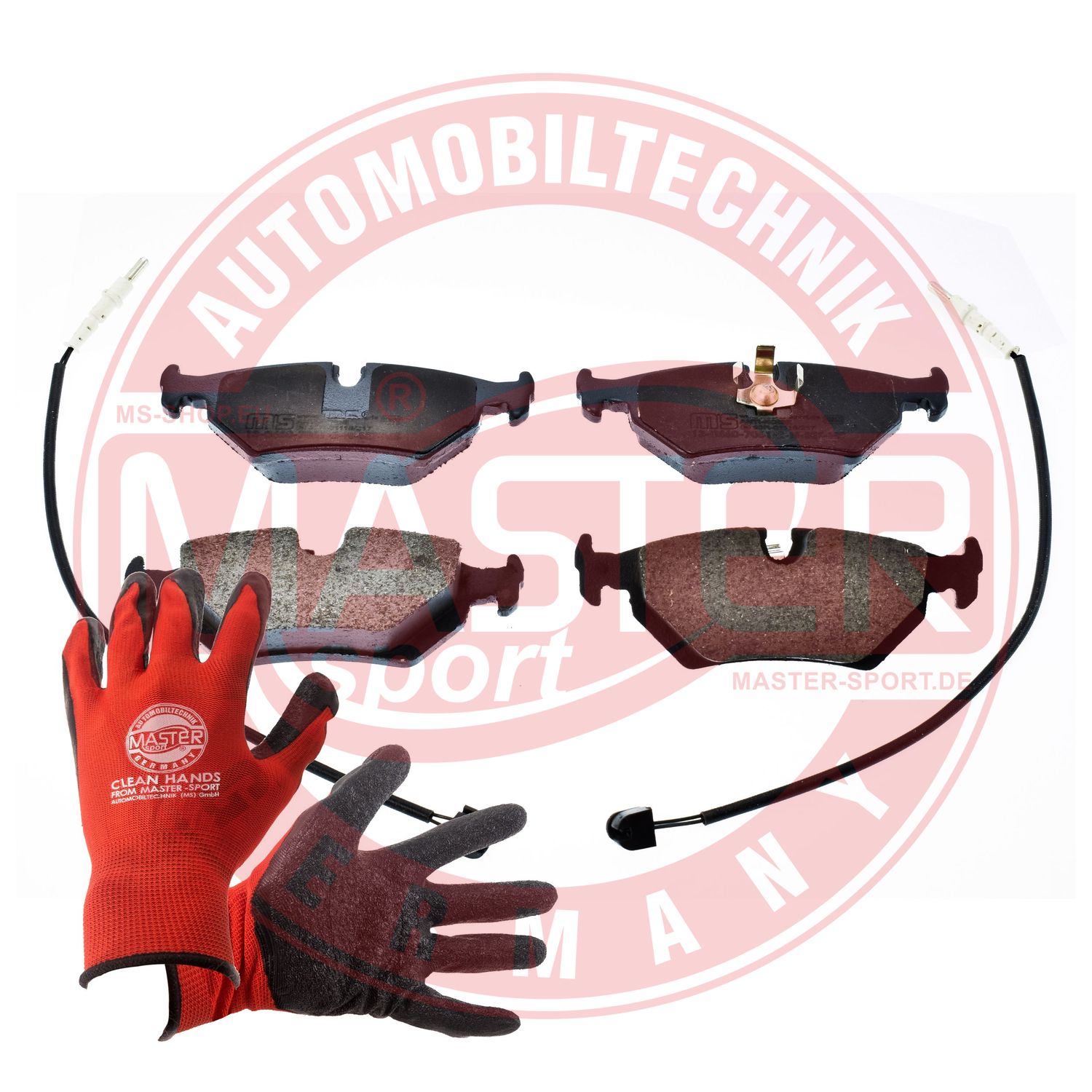 Brake Pad Set, disc brake (13046070612N-SET-MSP)