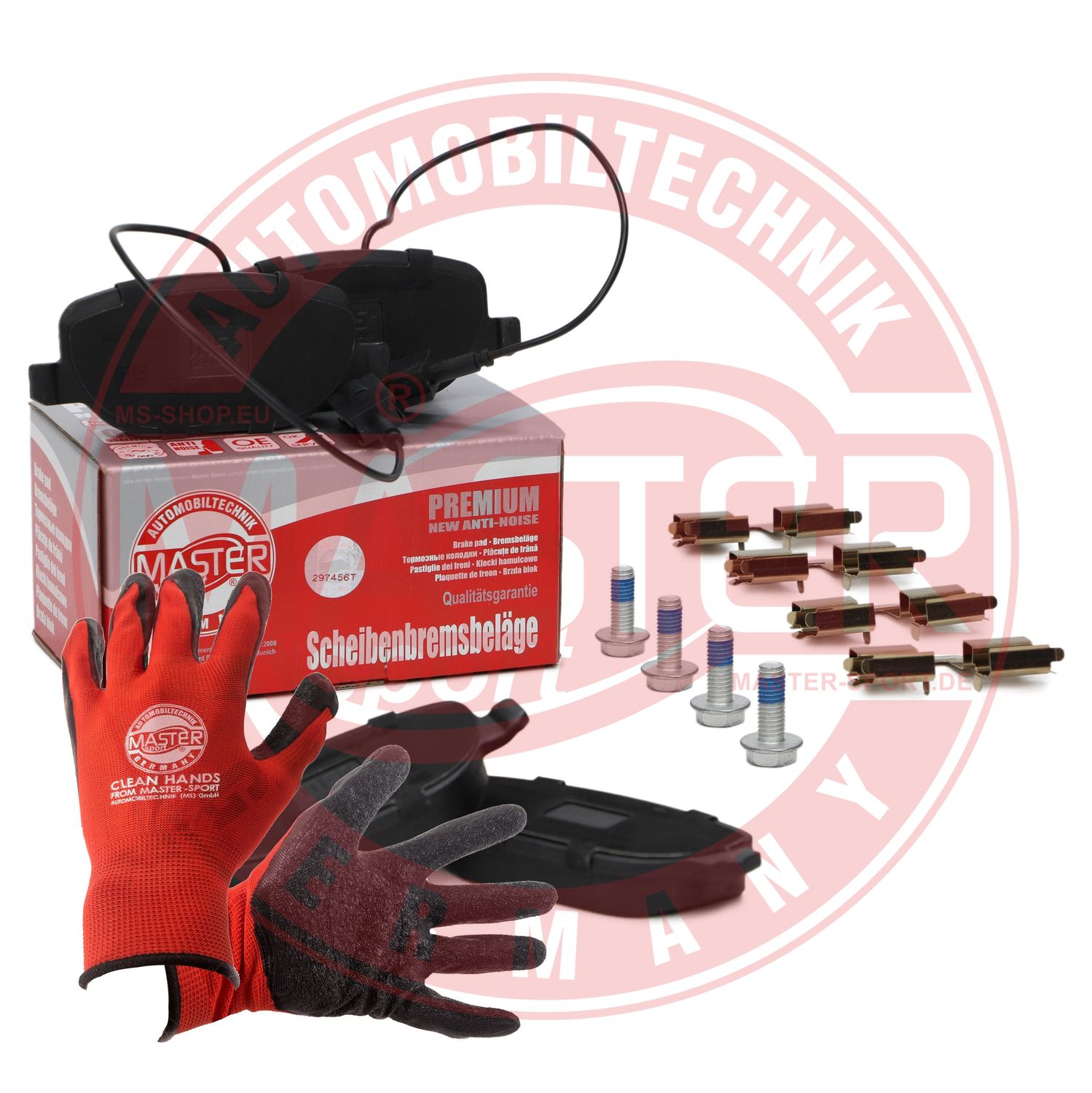 Brake Pad Set, disc brake (13046027682N-SET-MSP)