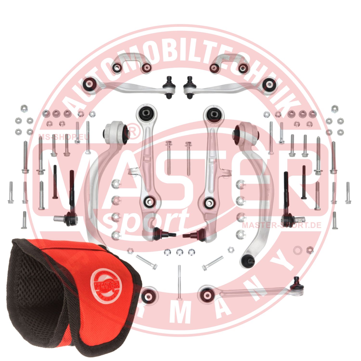 Control/Trailing Arm Kit, wheel suspension (36815/1-SET-MSM)
