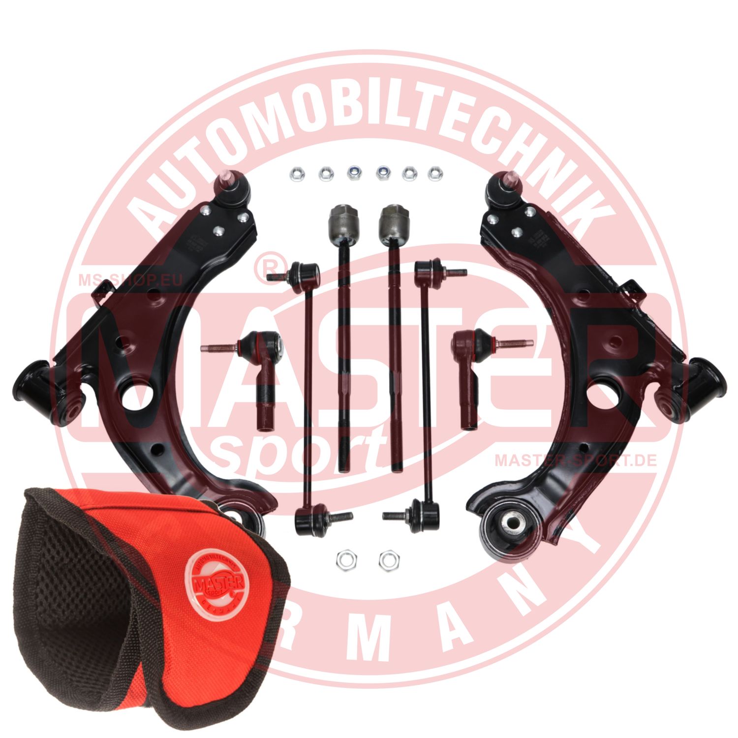 Control/Trailing Arm Kit, wheel suspension (36977/5-KIT-MSM)