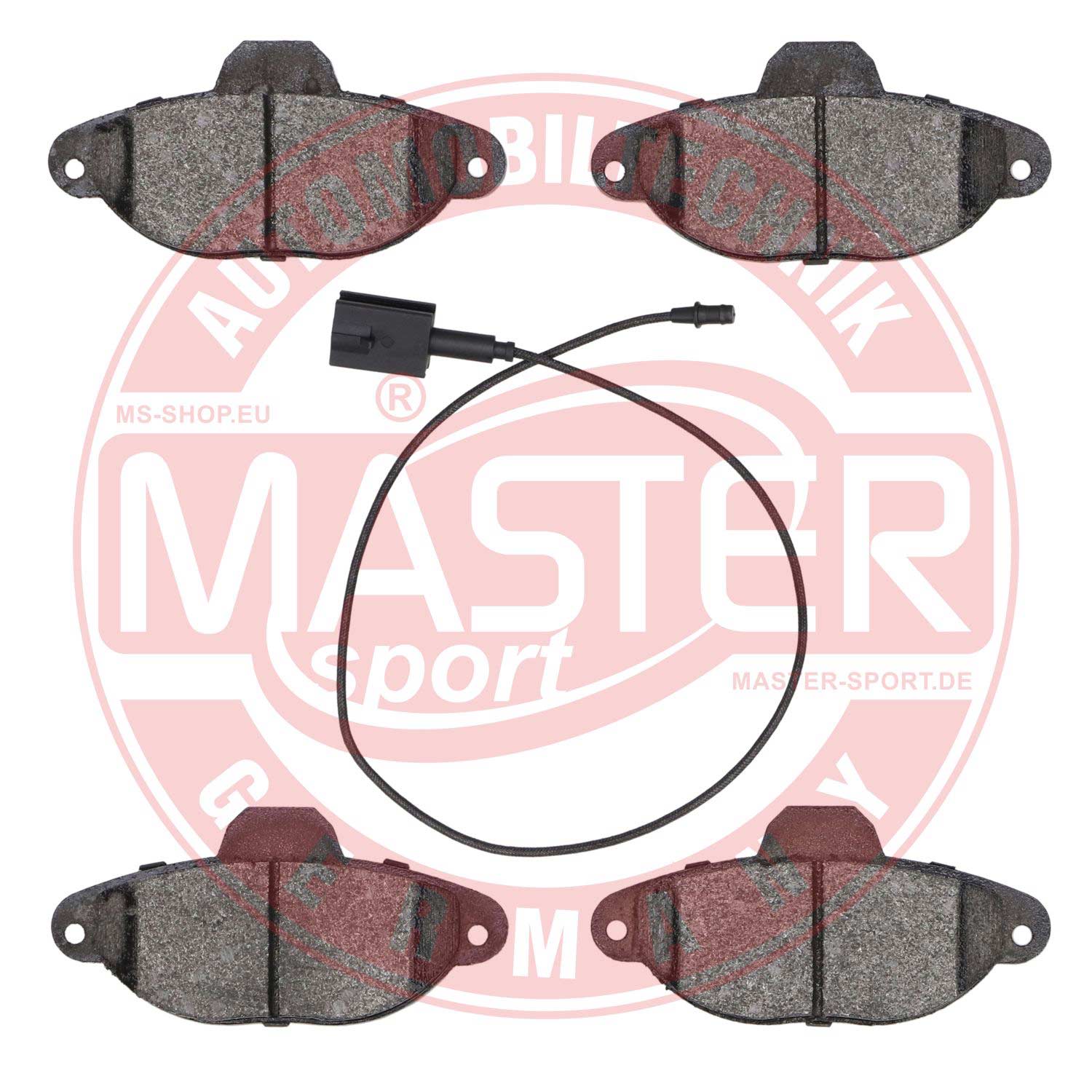 Brake Pad Set, disc brake (13046039512N-SET-MS)